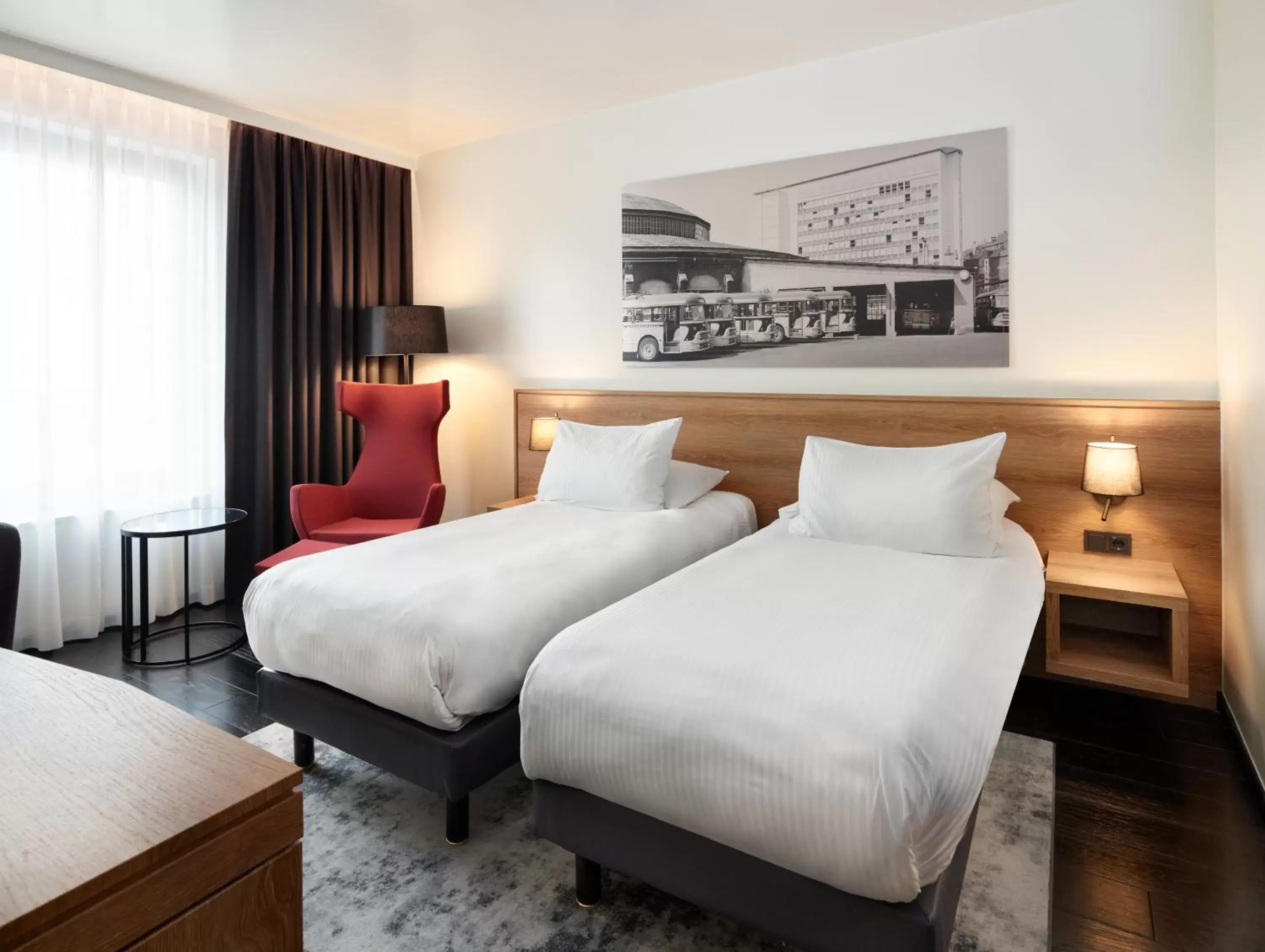 Bed in Park Inn by Radisson Luxembourg City