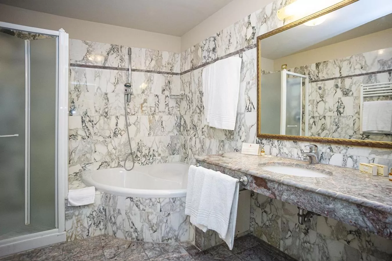 Shower in Hotel Donatello