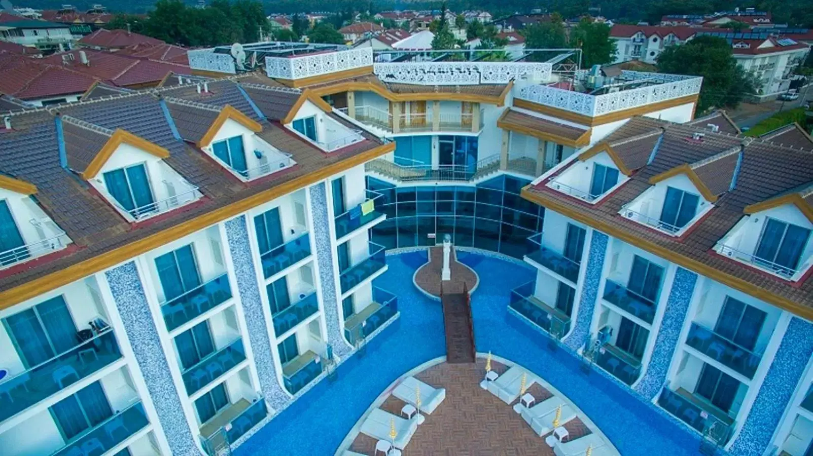 Pool view, Bird's-eye View in Ocean Blue High Class Hotel & SPA