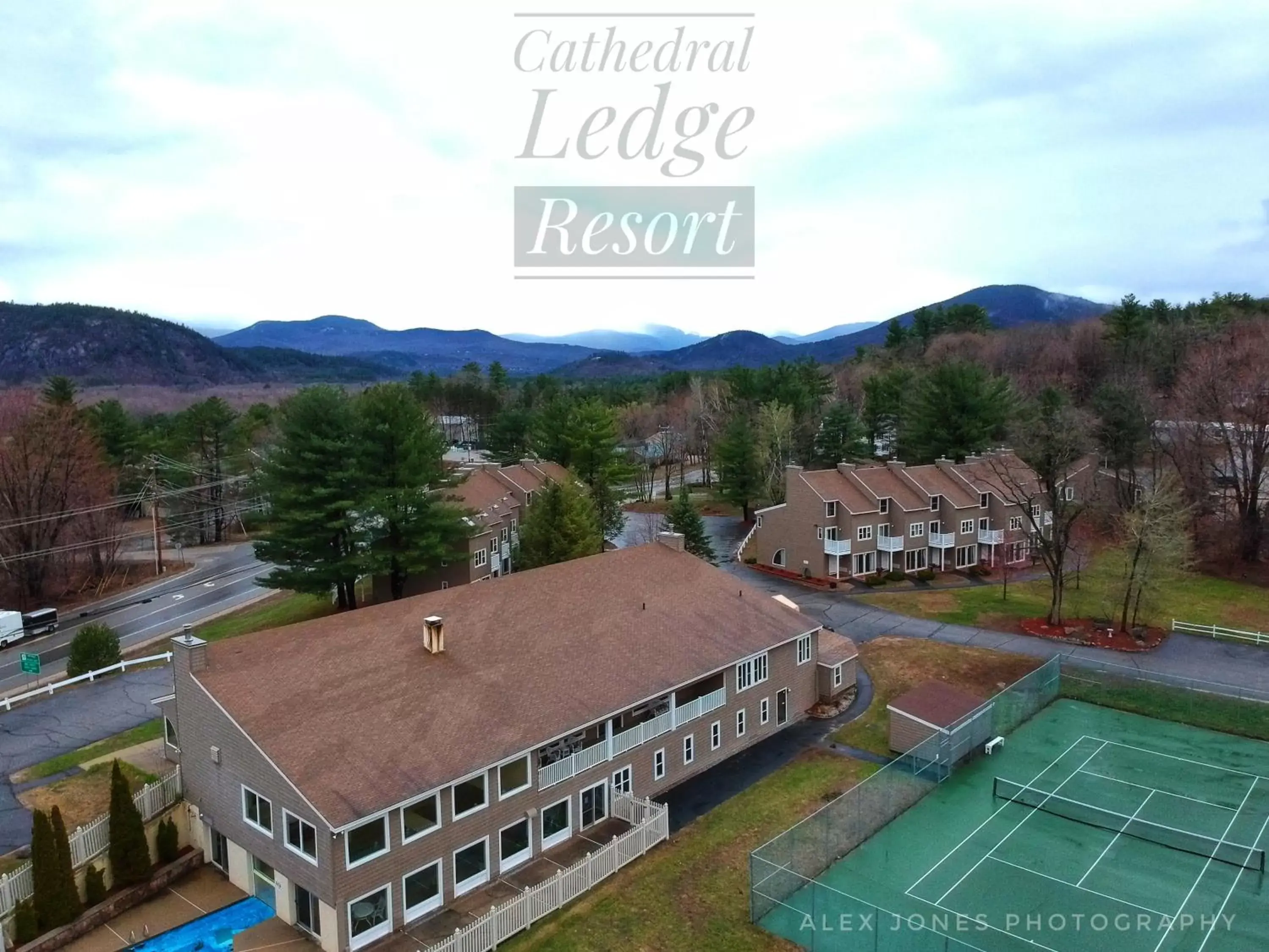 Bird's eye view in Cathedral Ledge Resort