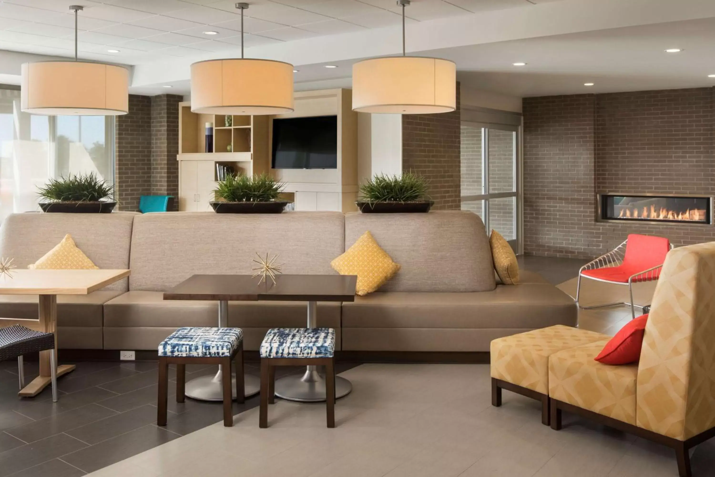 Lobby or reception, Seating Area in Home2 Suites By Hilton Mishawaka South Bend