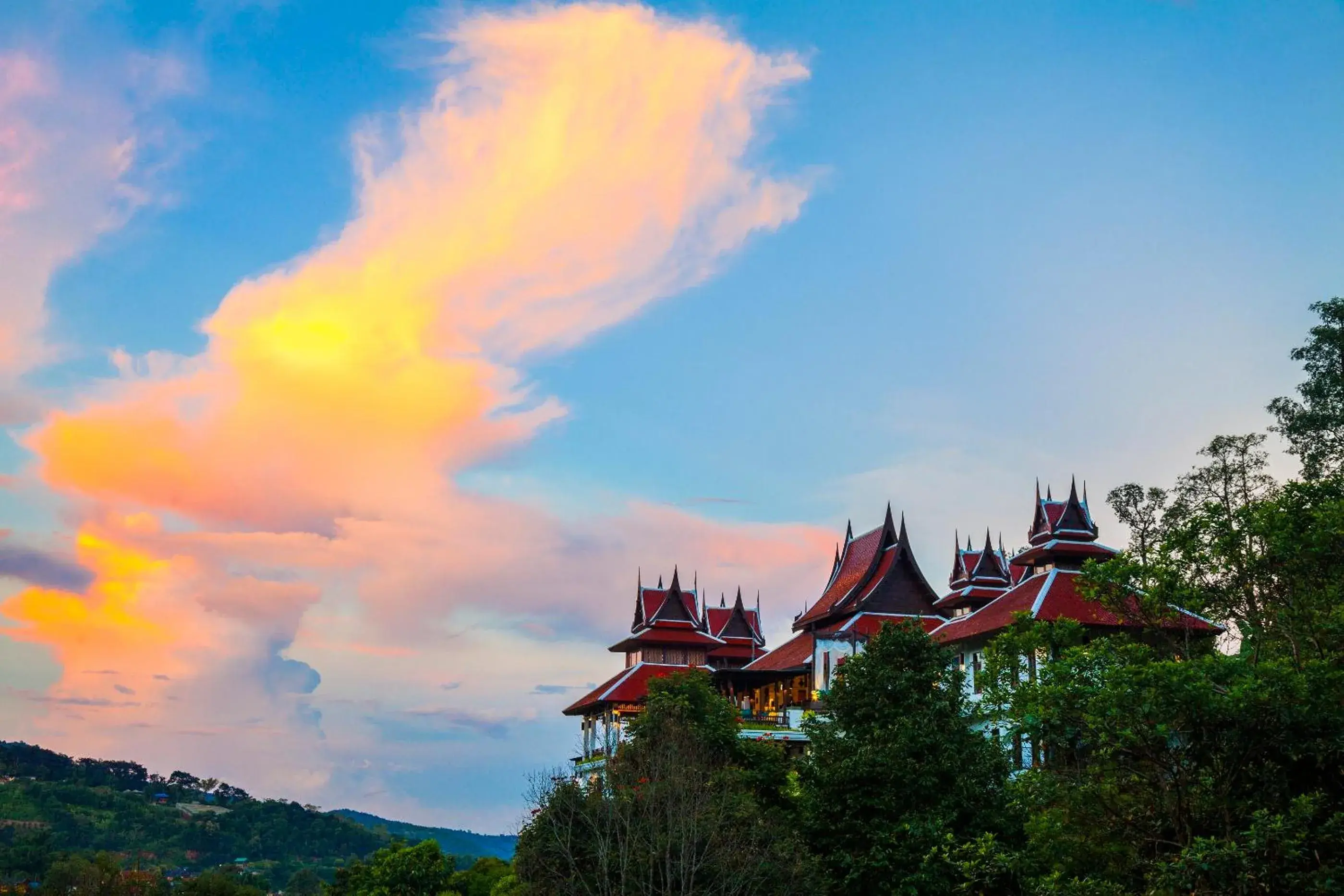 Property building, Sunrise/Sunset in Panviman Chiang Mai Spa Resort