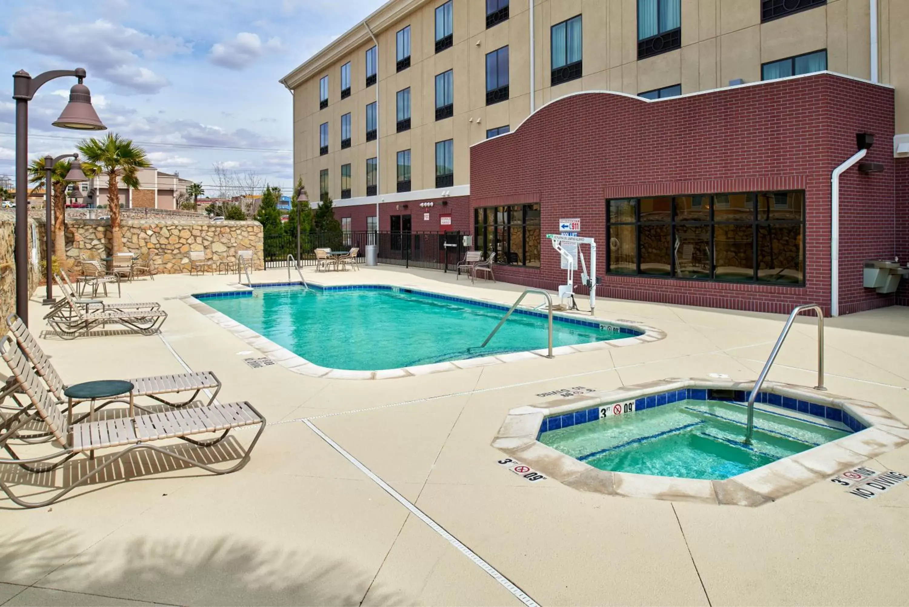 Swimming Pool in Holiday Inn Express & Suites El Paso Airport, an IHG Hotel