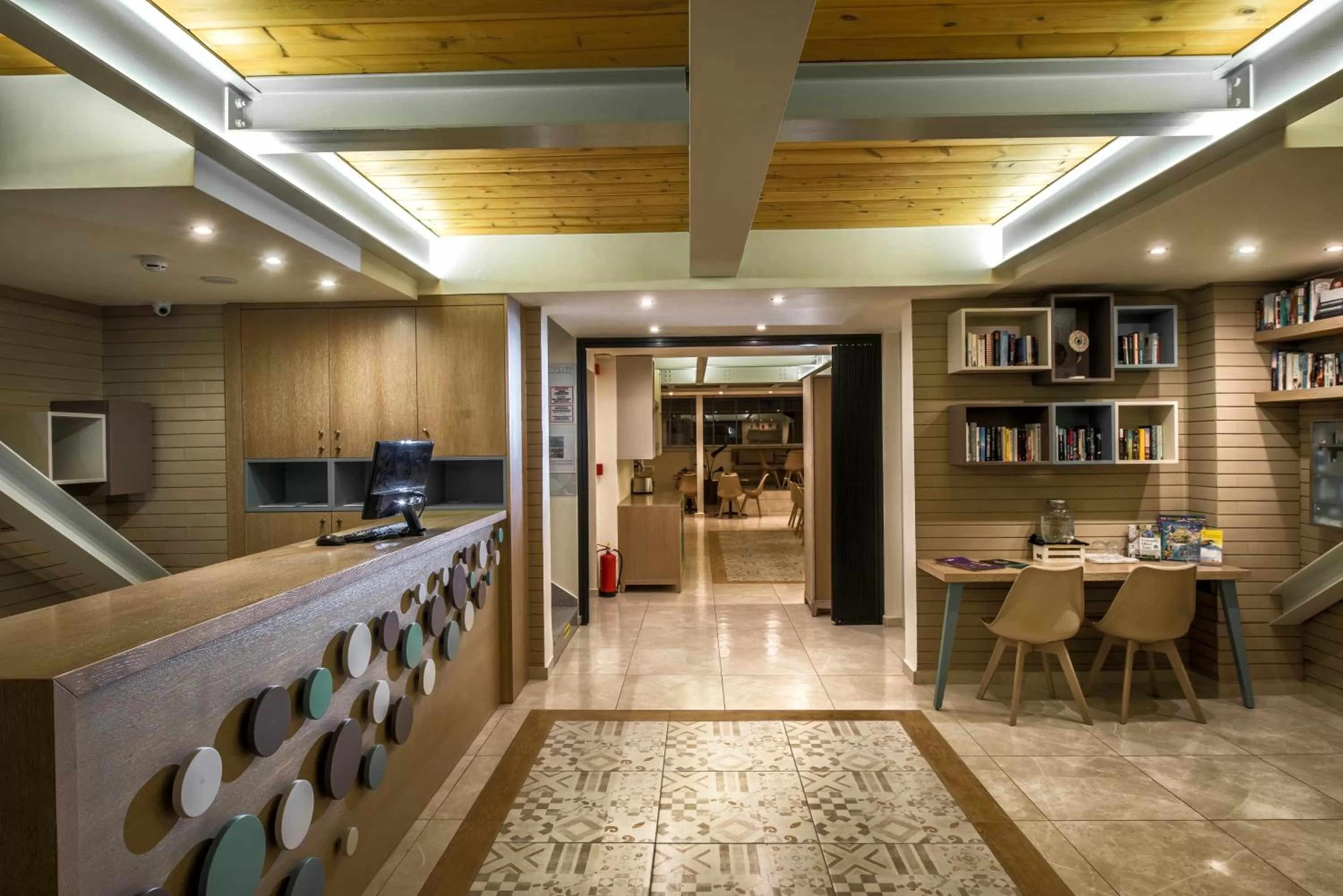 Library in Infinity City Boutique Hotel