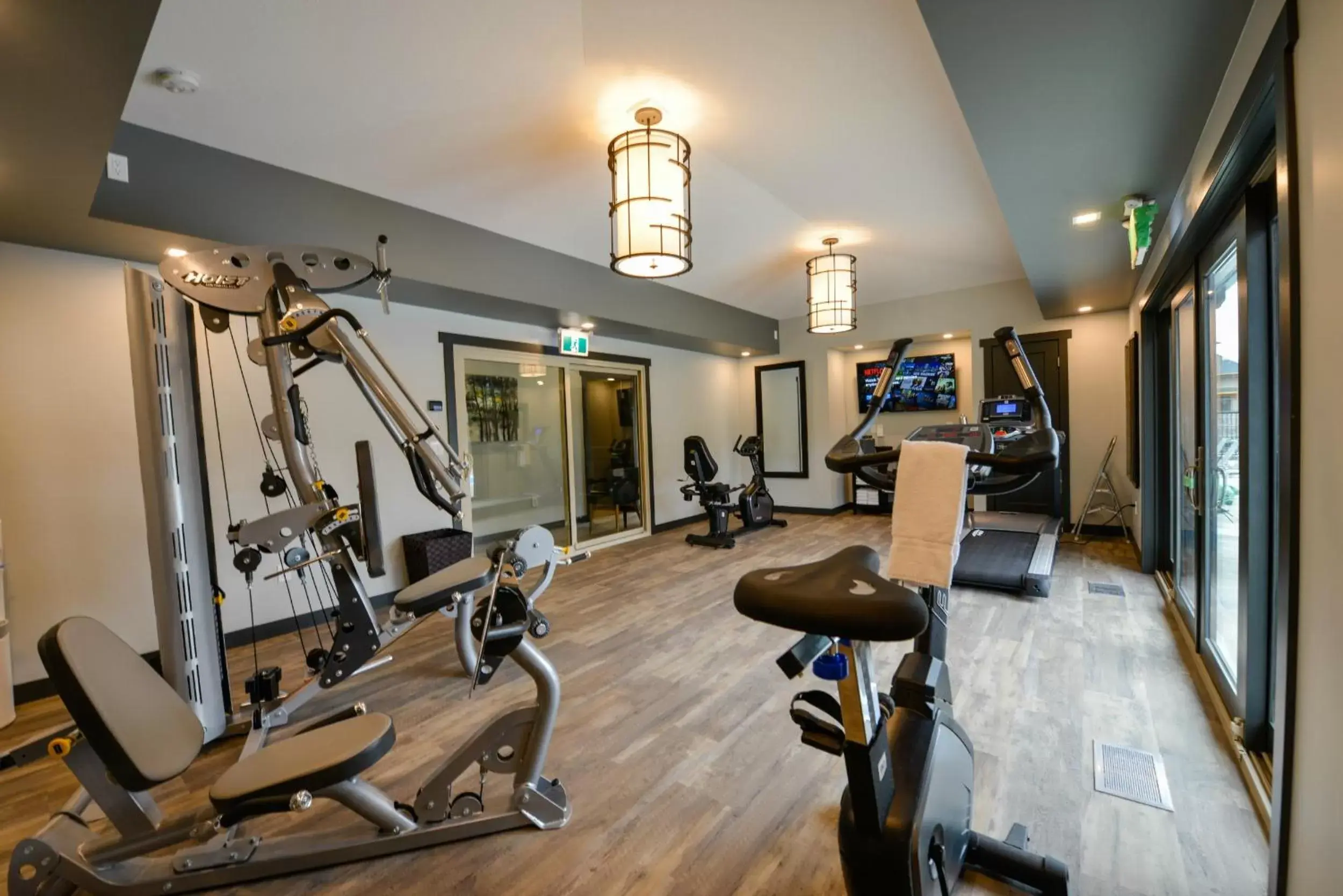 Fitness centre/facilities in Bighorn Meadows Resort Fitness centre/facilities in Bighorn Meadows Resort
