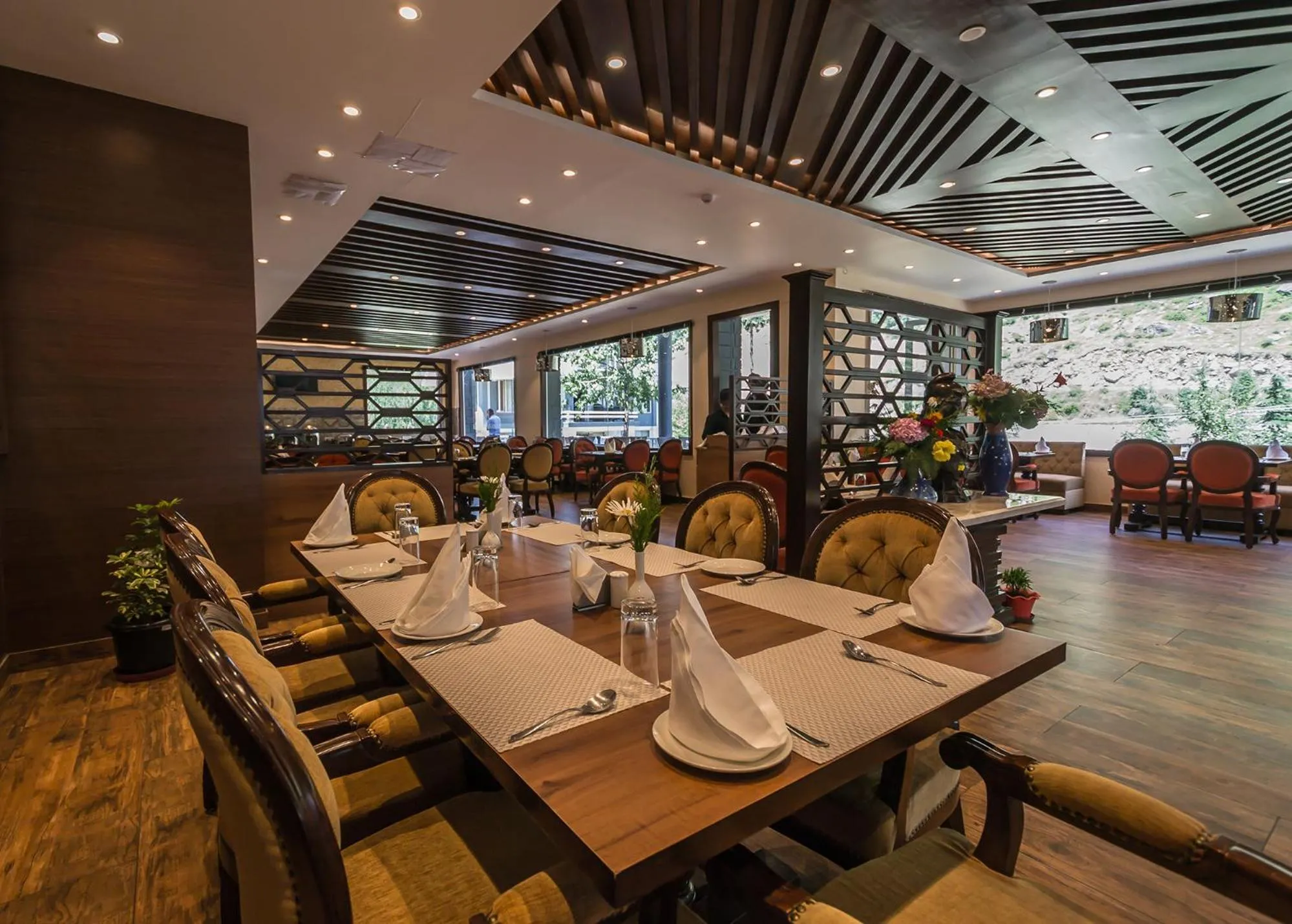 Restaurant/places to eat in The Highland Park - A Truly River side Resort