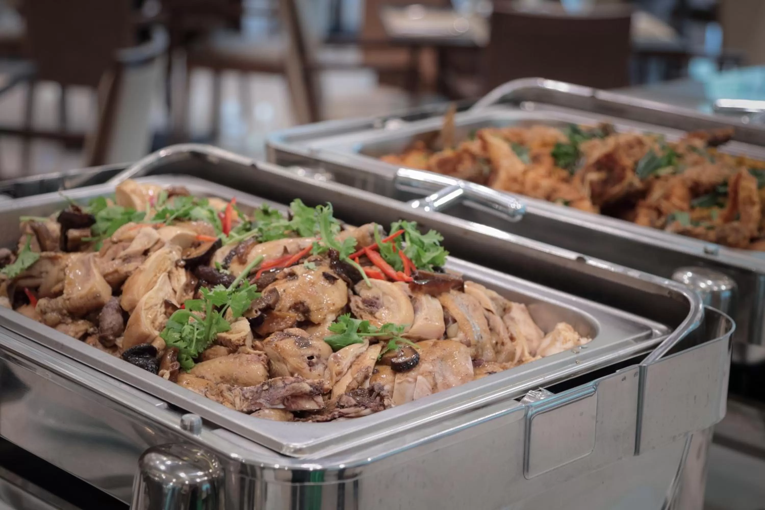 Asian breakfast in Grand Fortune Hotel Nakhon Si Thammarat