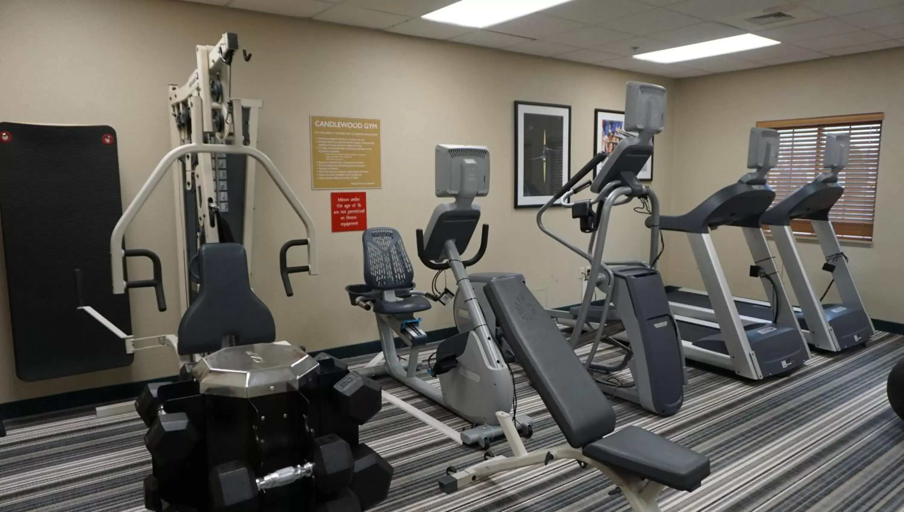Fitness centre/facilities, Fitness Center/Facilities in Candlewood Suites-West Springfield, an IHG Hotel