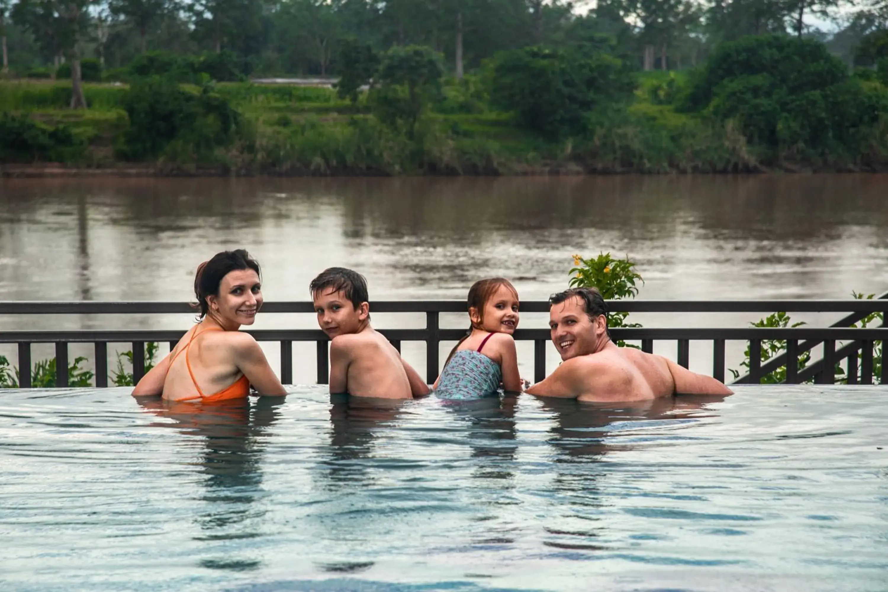 Swimming pool in Bansaeo Garden and Resort