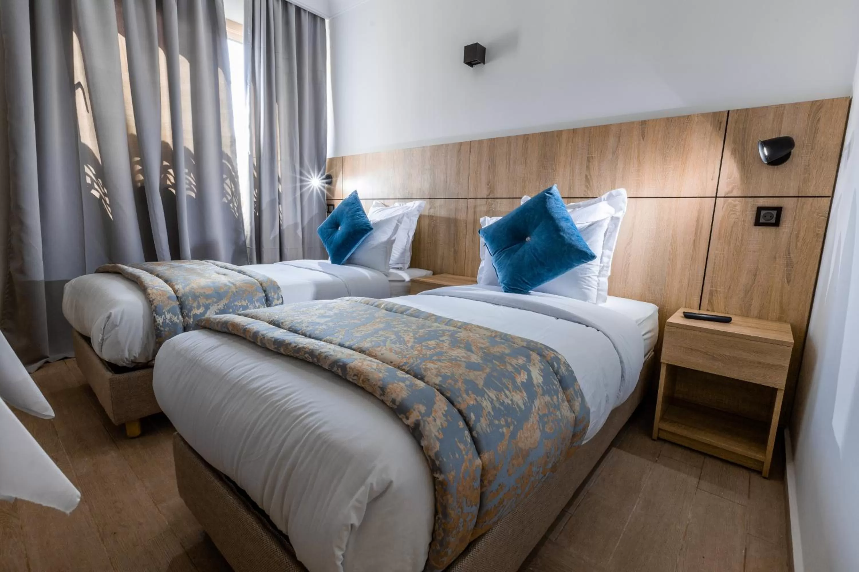 Bed in Karam City Hotel