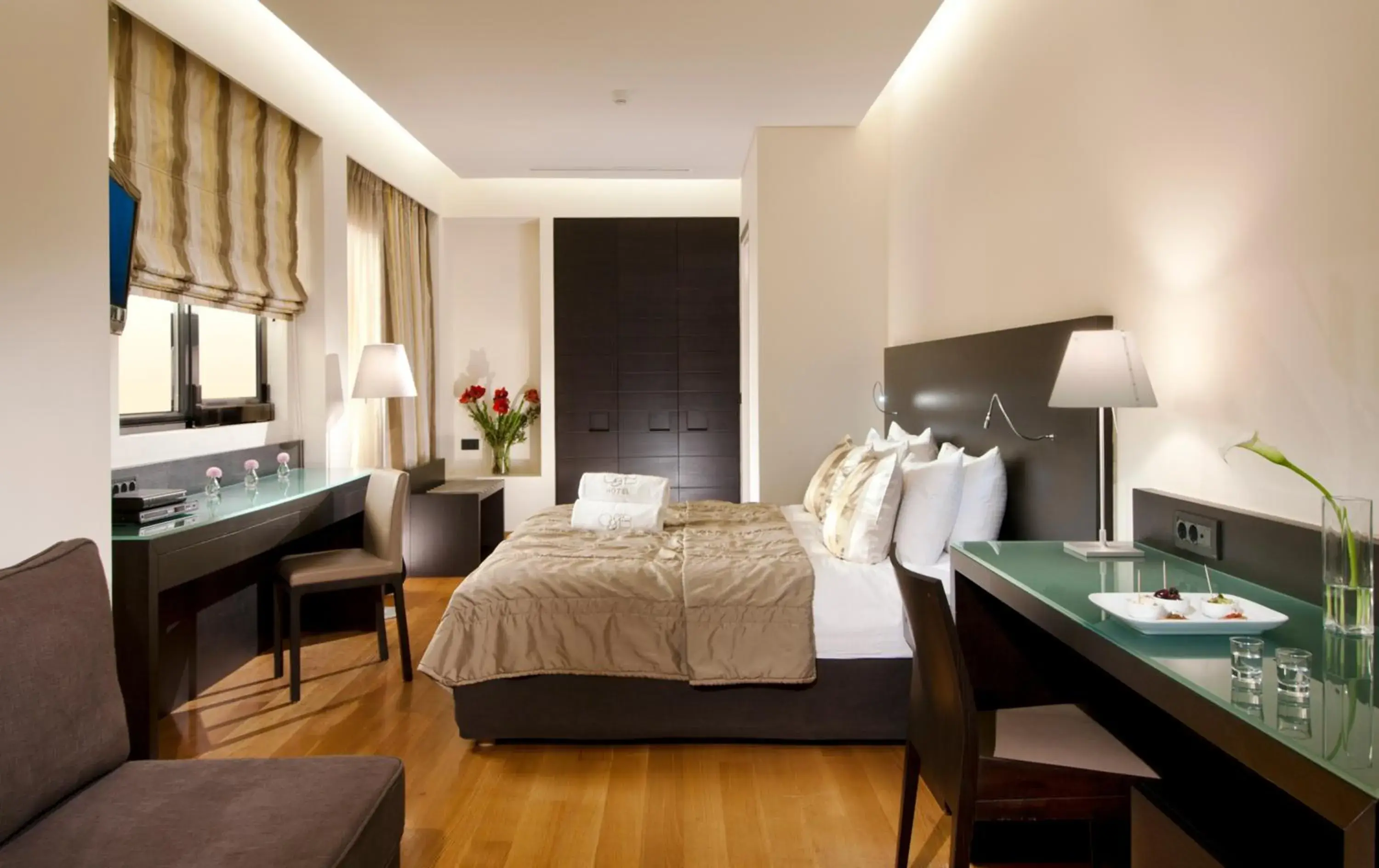 Bedroom, Seating Area in O&B Athens Boutique Hotel