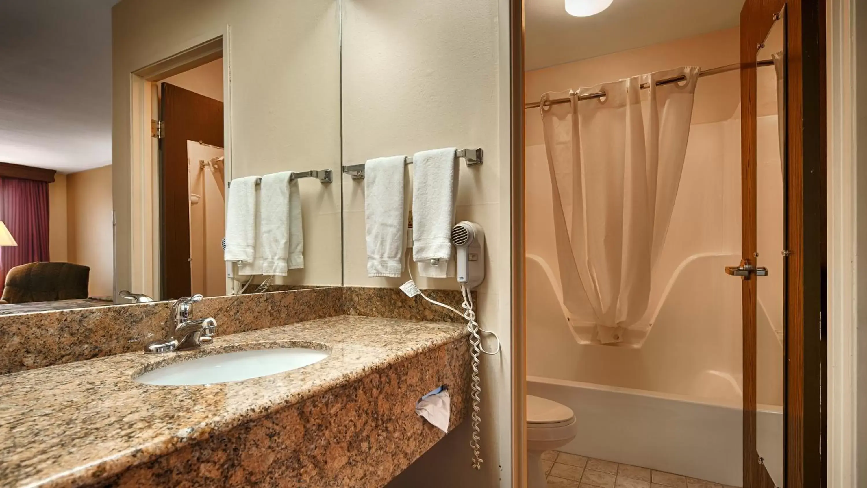 Shower, Bathroom in Super 8 by Wyndham McGehee