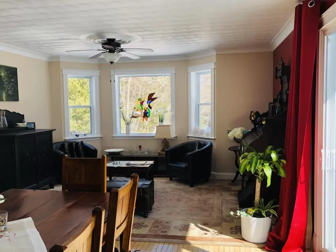 Seating Area in Forest & Lake PEI Bed & Breakfast