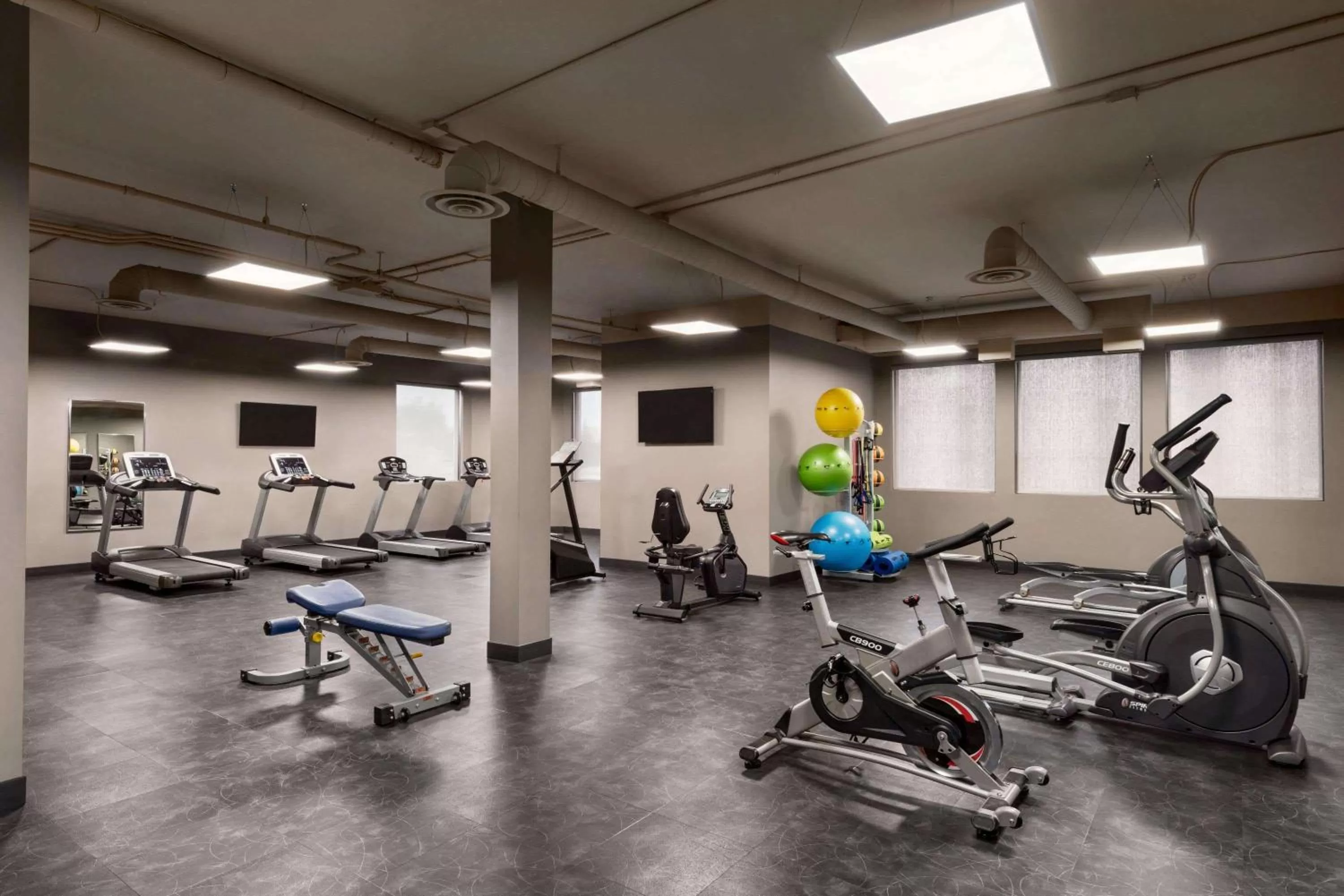 Fitness centre/facilities in Royal Hotel West Edmonton, Trademark Collection by Wyndham