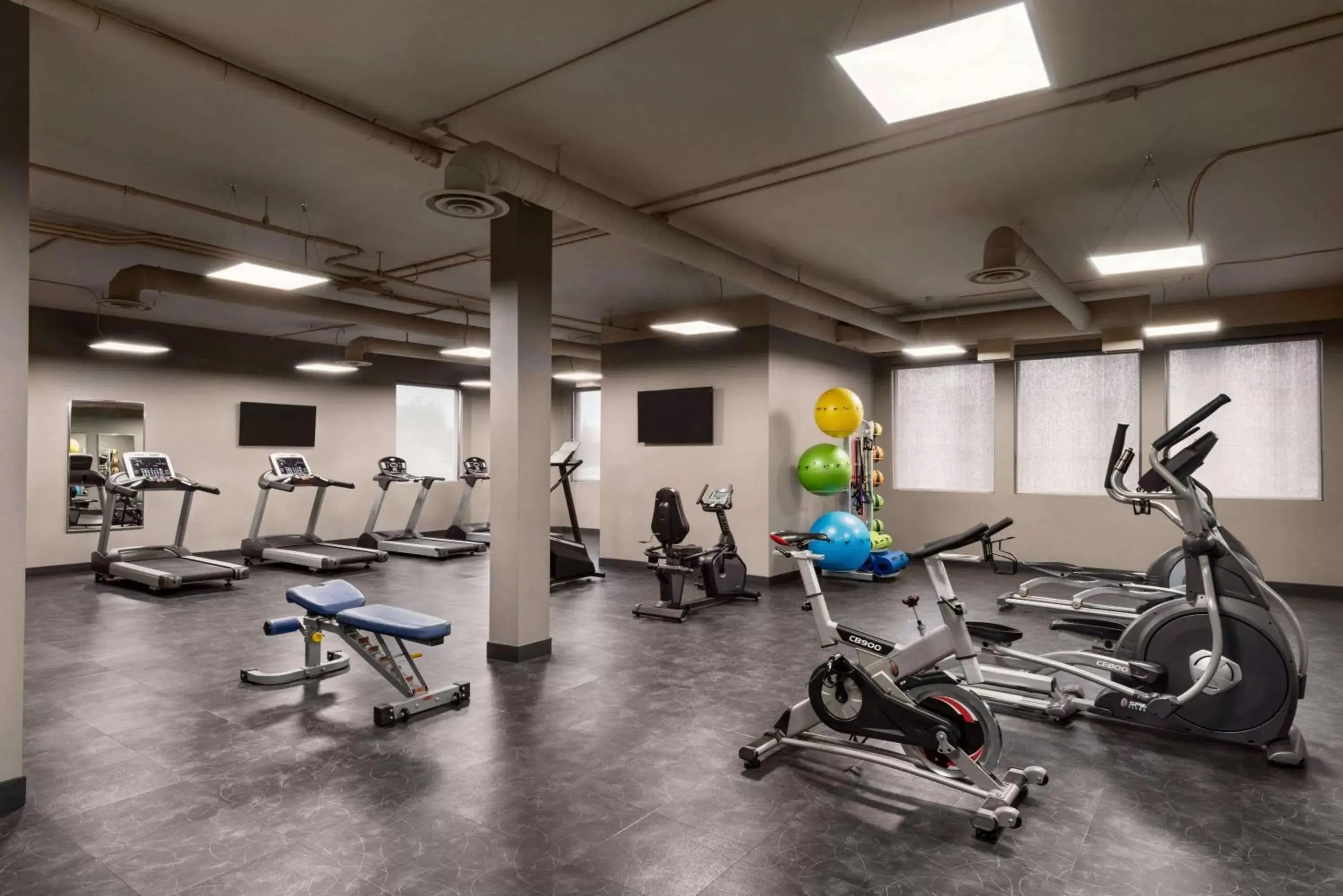 Fitness centre/facilities, Fitness Center/Facilities in Royal Hotel West Edmonton, Trademark Collection by Wyndham