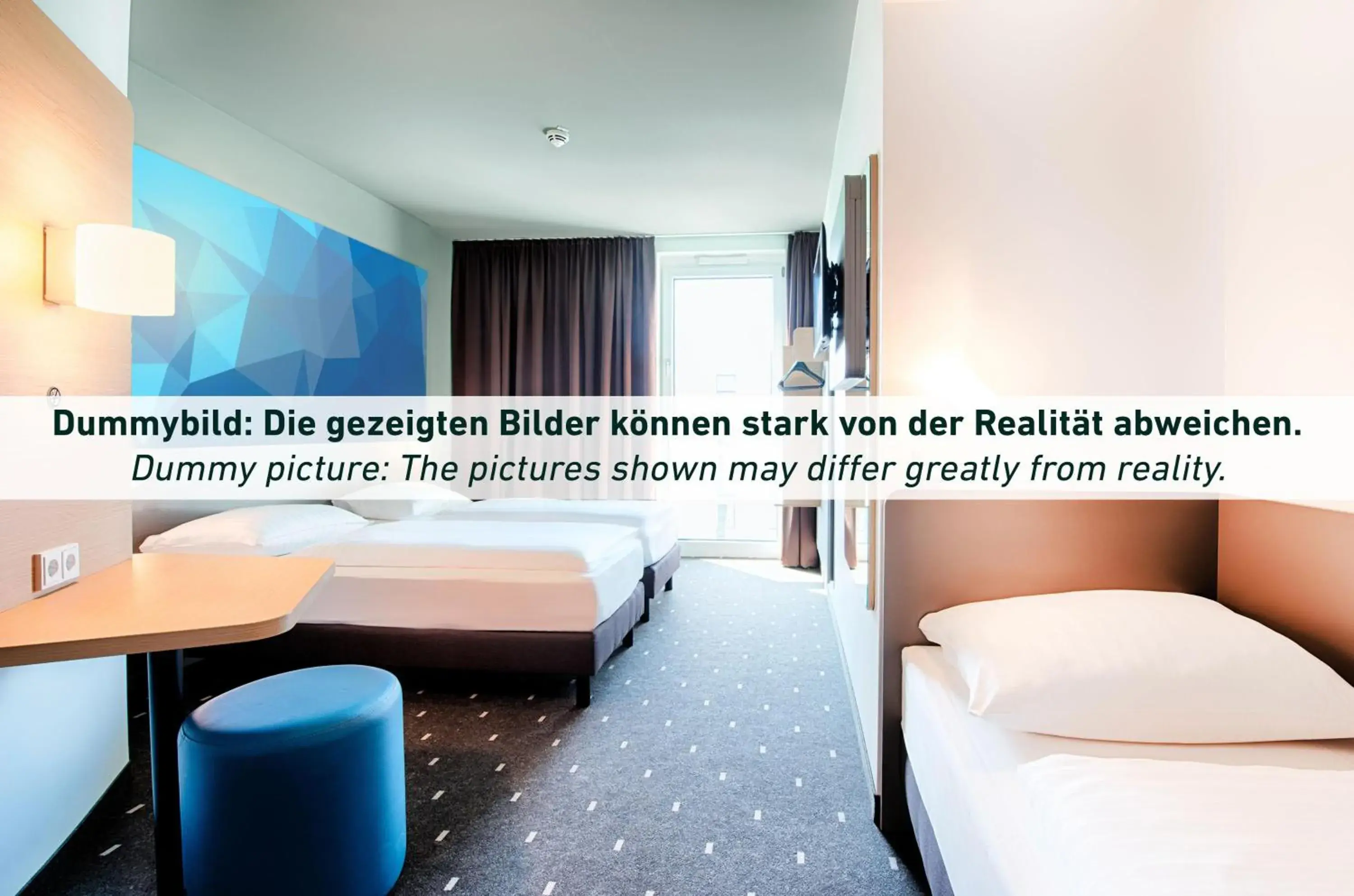 Photo of the whole room, Bed in ibis Hotel Hamburg Airport