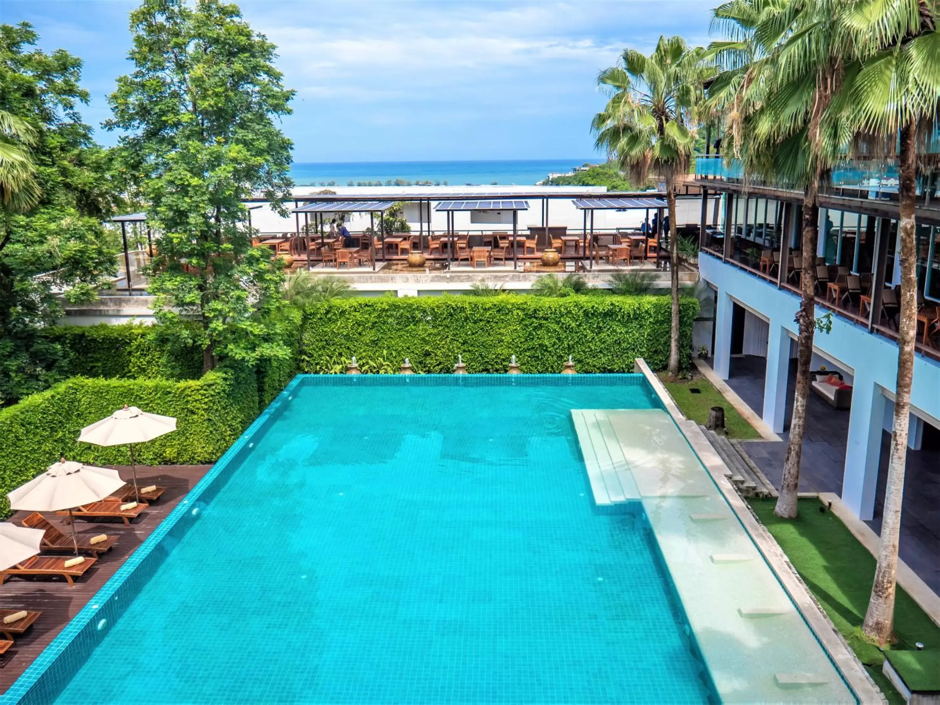 Balcony/Terrace, Pool View in Wyndham Sea Pearl Resort, Phuket