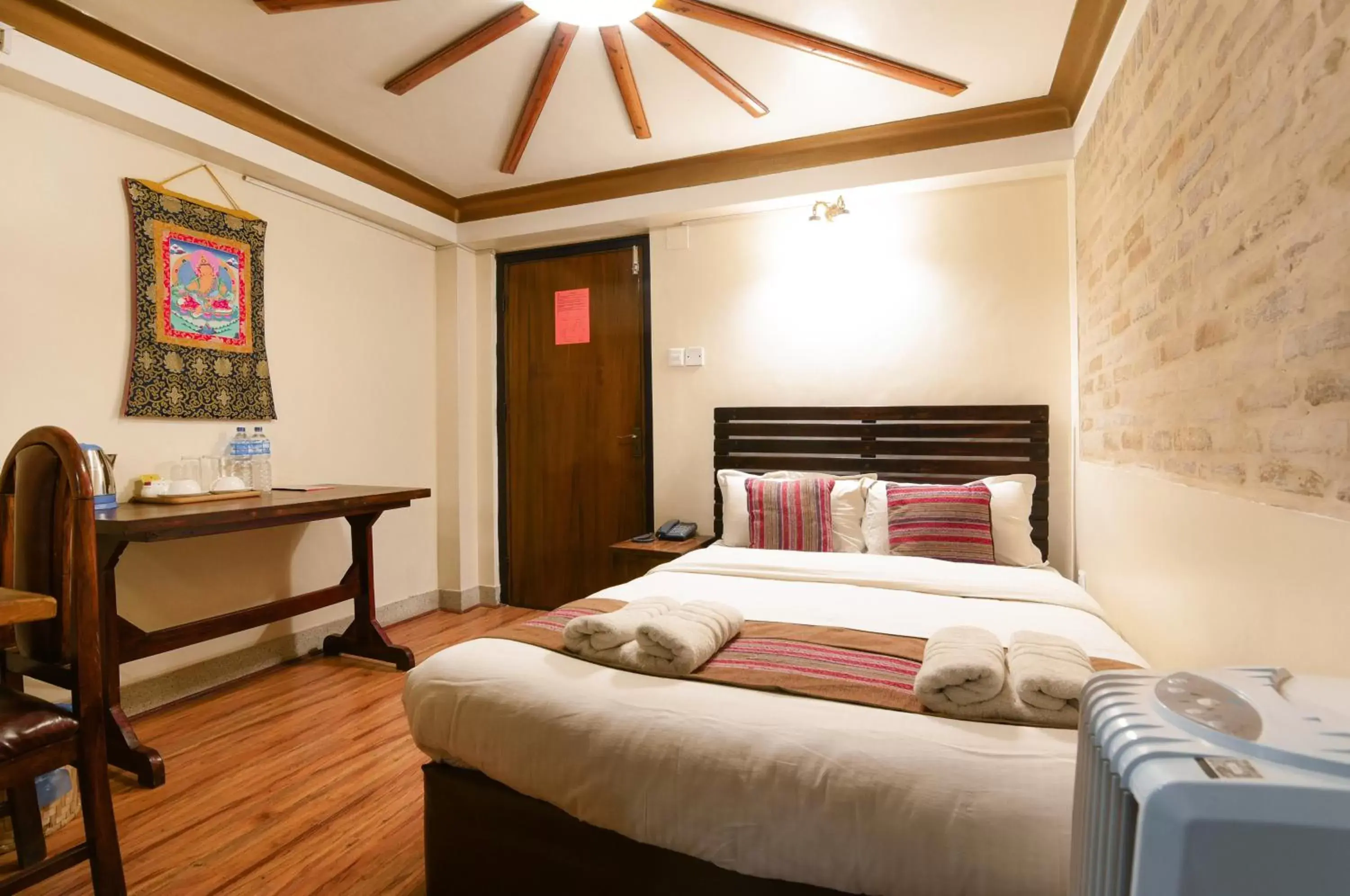 Bed in Nepal Pavilion Inn