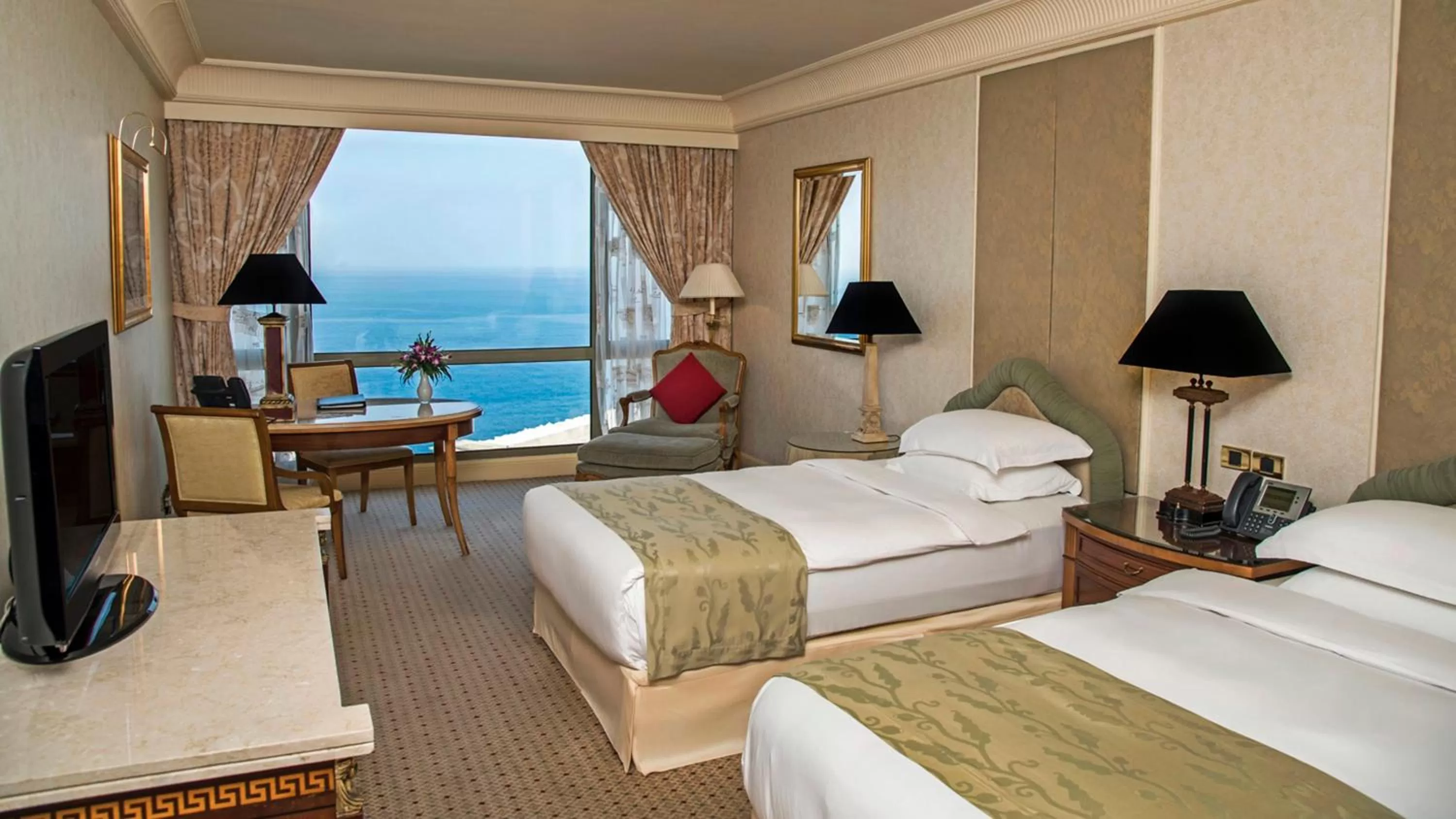 Photo of the whole room, Bed in InterContinental Phoenicia Beirut by IHG