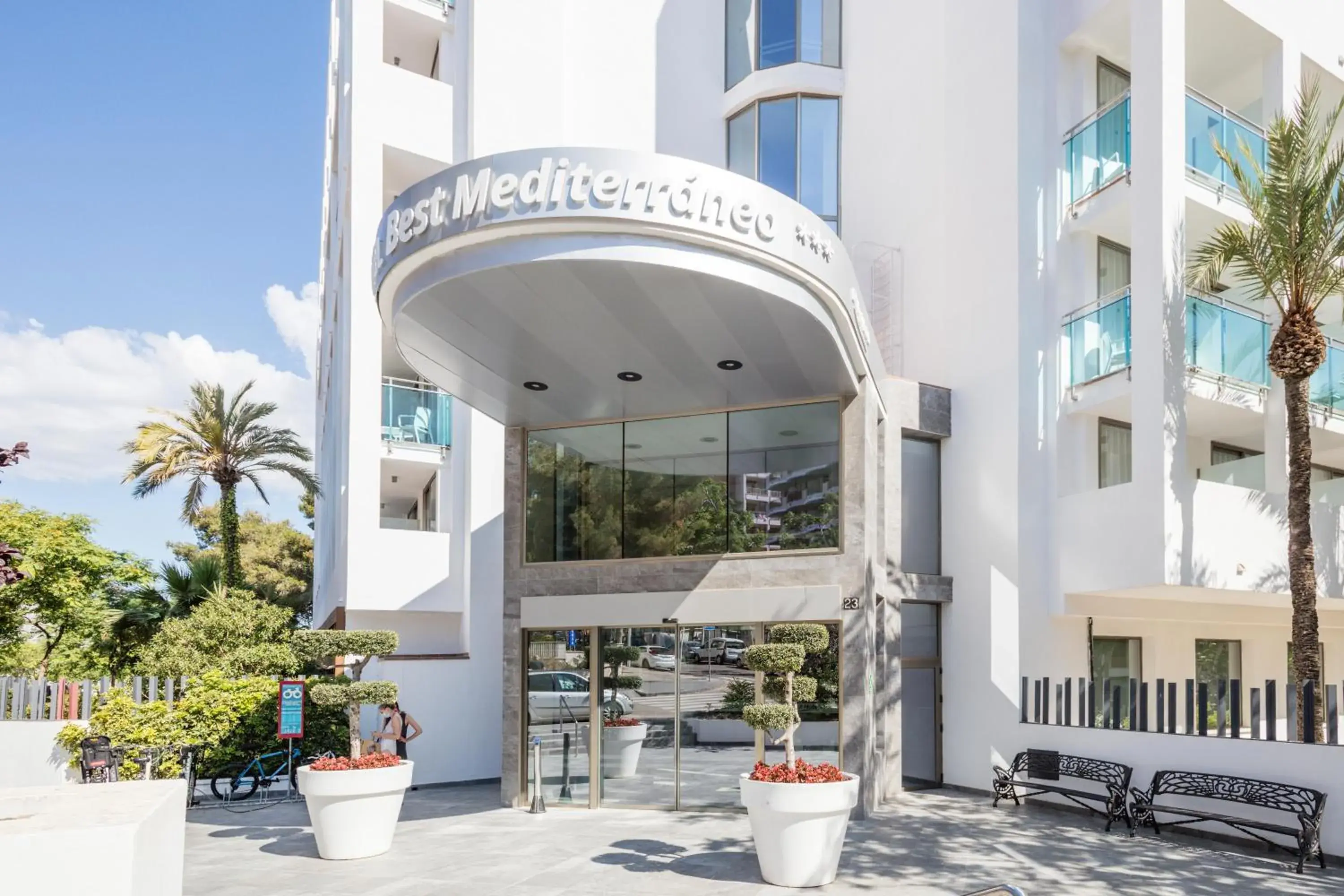 Property building in Hotel Best Mediterraneo