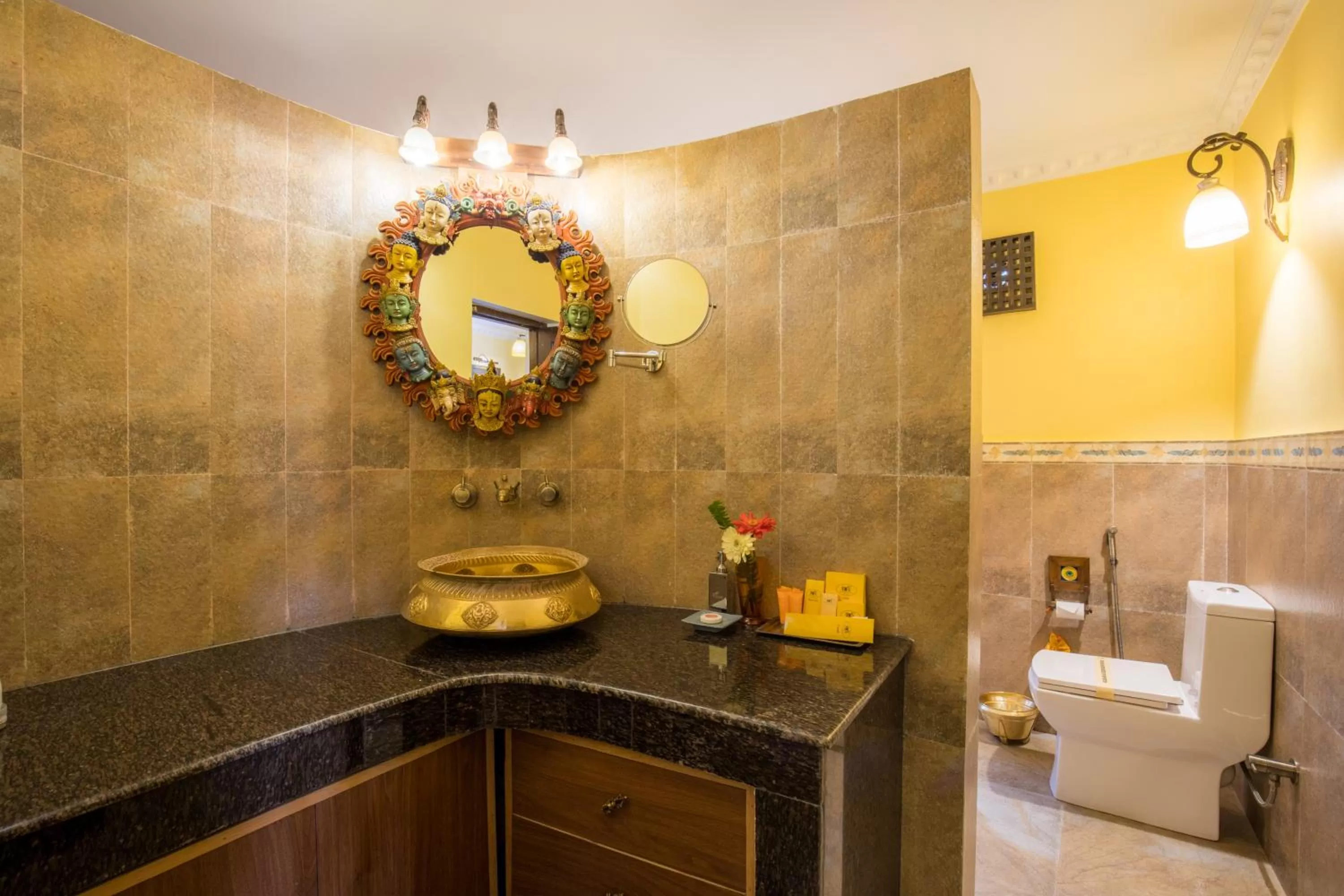 Bathroom in Baber Mahal Vilas - The Heritage Hotel