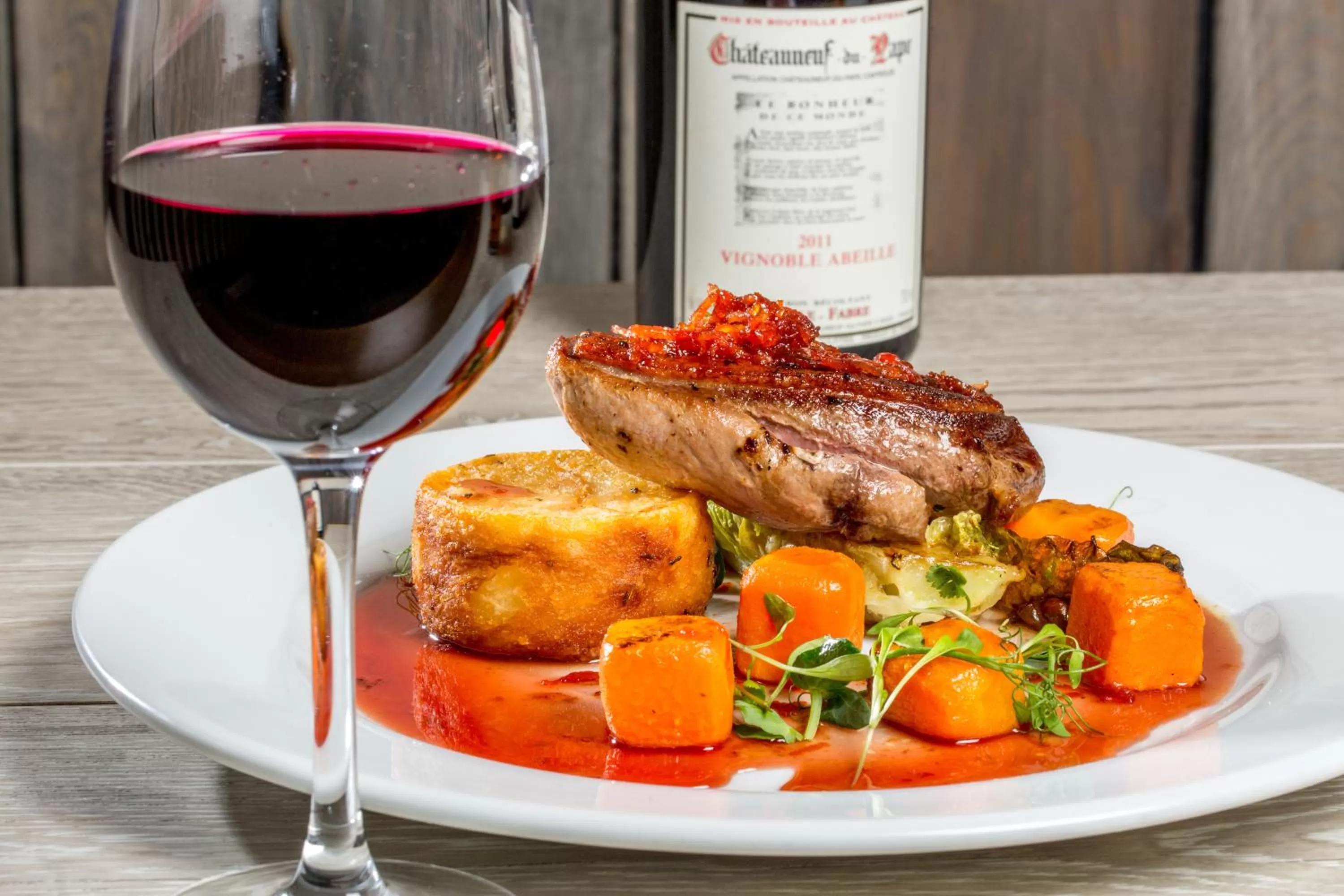 Food close-up in The Woolly Sheep Inn