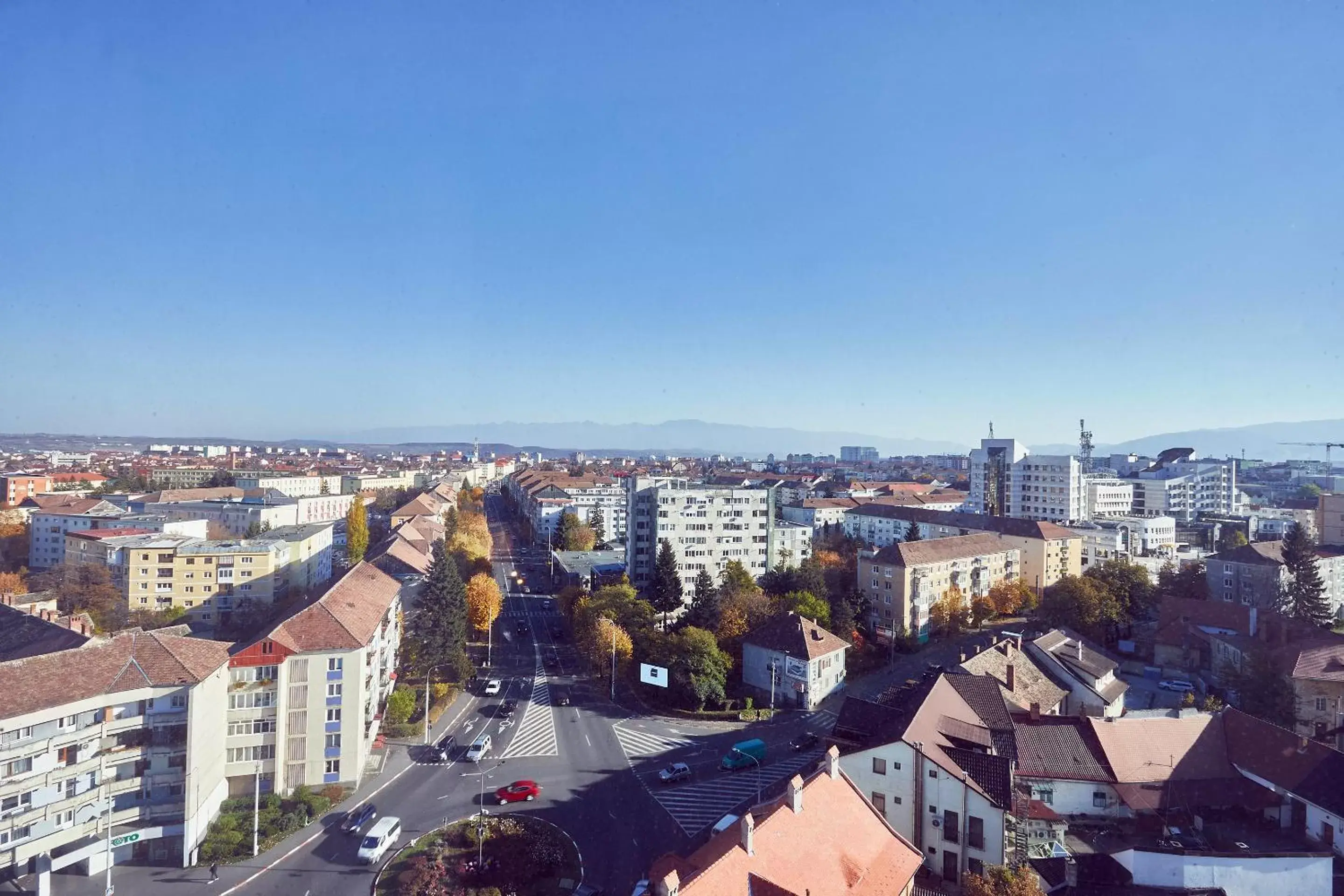 City view in MyContinental Sibiu