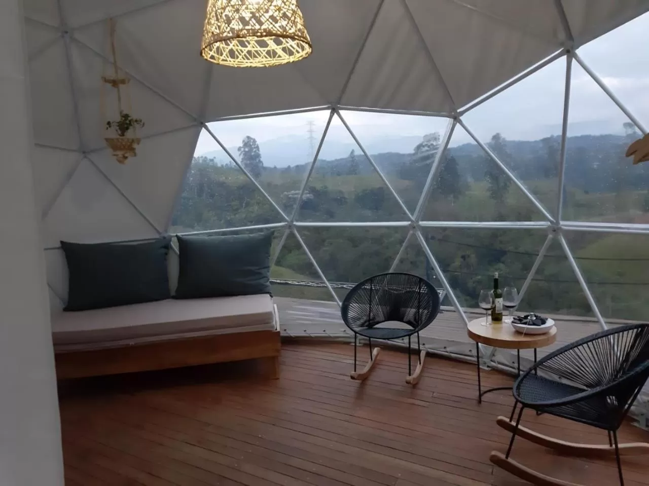 Mountain view in Ecohotel Monte Tierra Habitaciones y Glamping