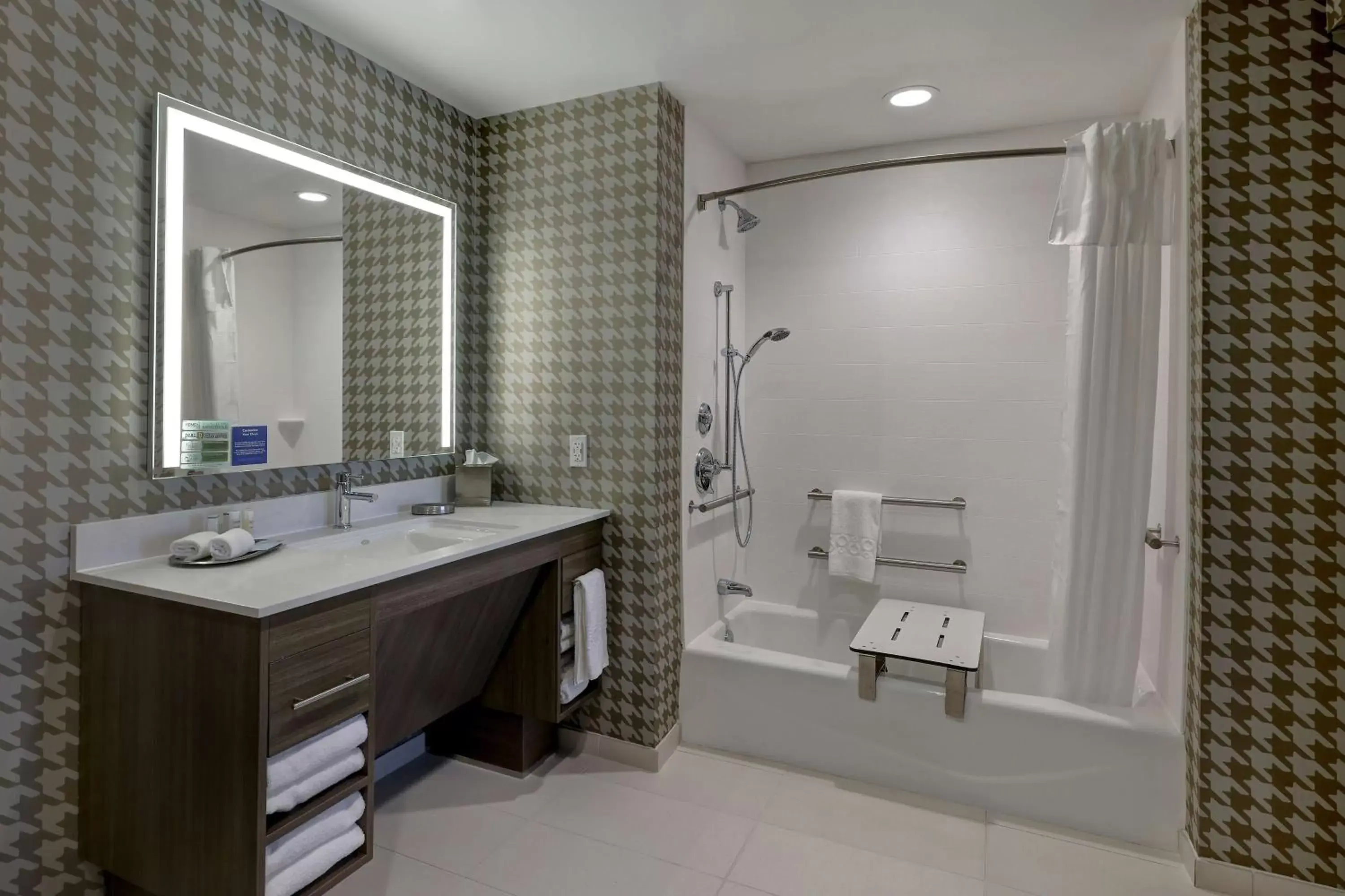 Bathroom in Home2 Suites By Hilton Turlock, Ca