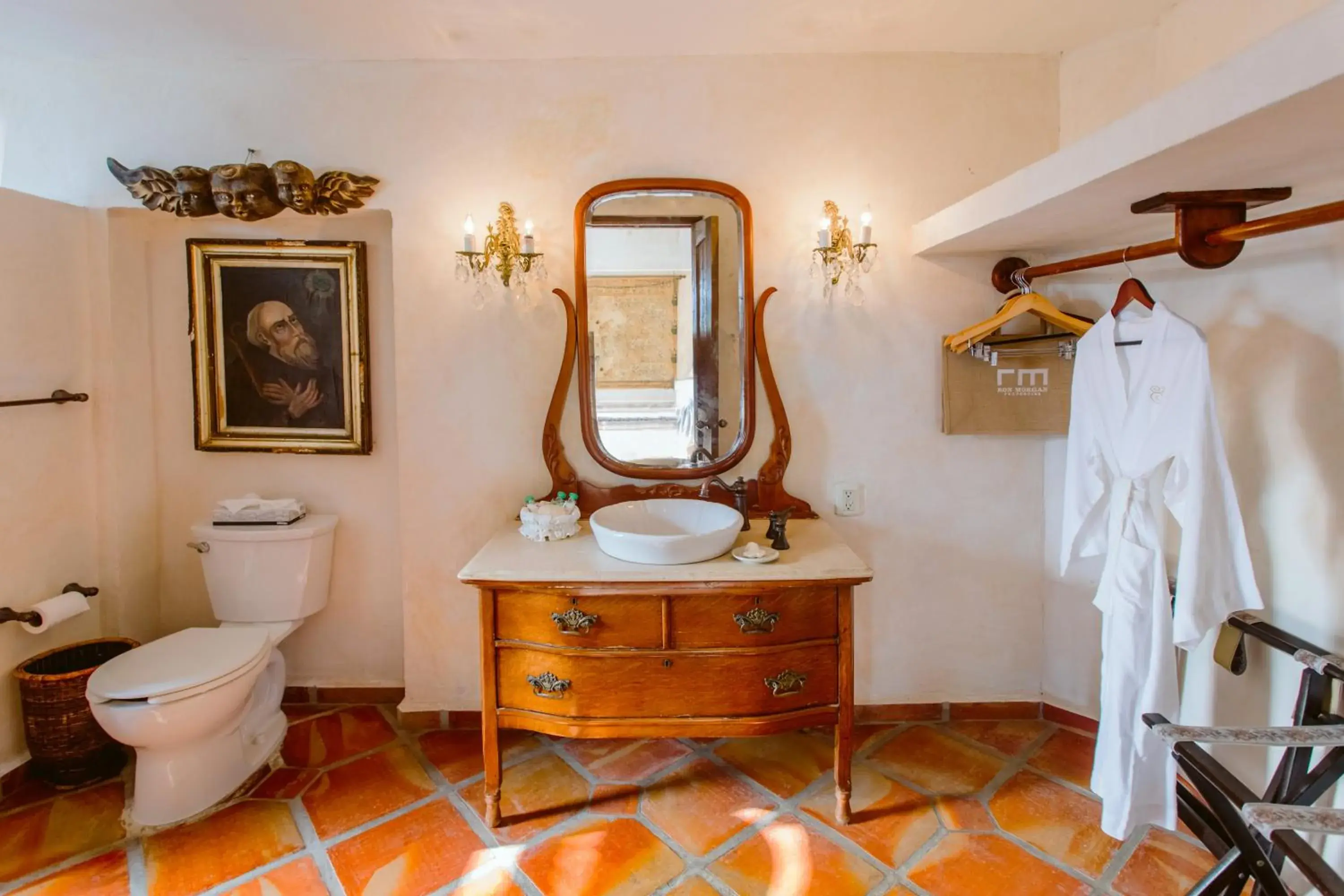 Bathroom in Hacienda San Angel