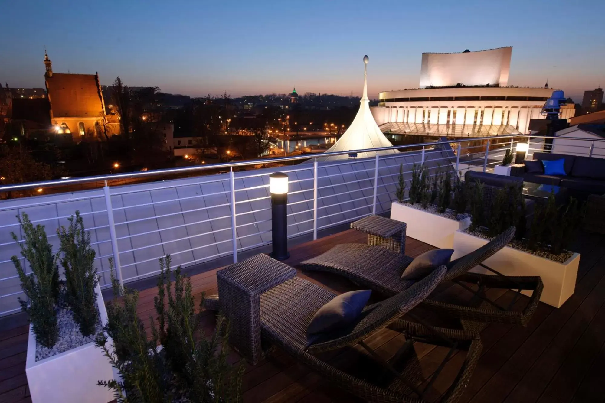 Balcony/Terrace in Mercure Bydgoszcz Sepia