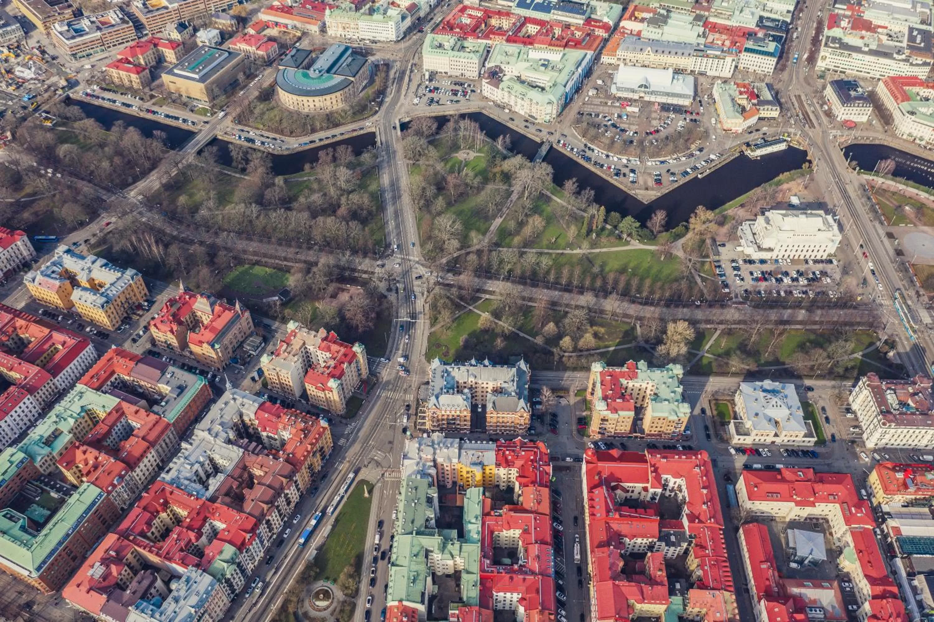 Bird's eye view in Hotel Poseidon