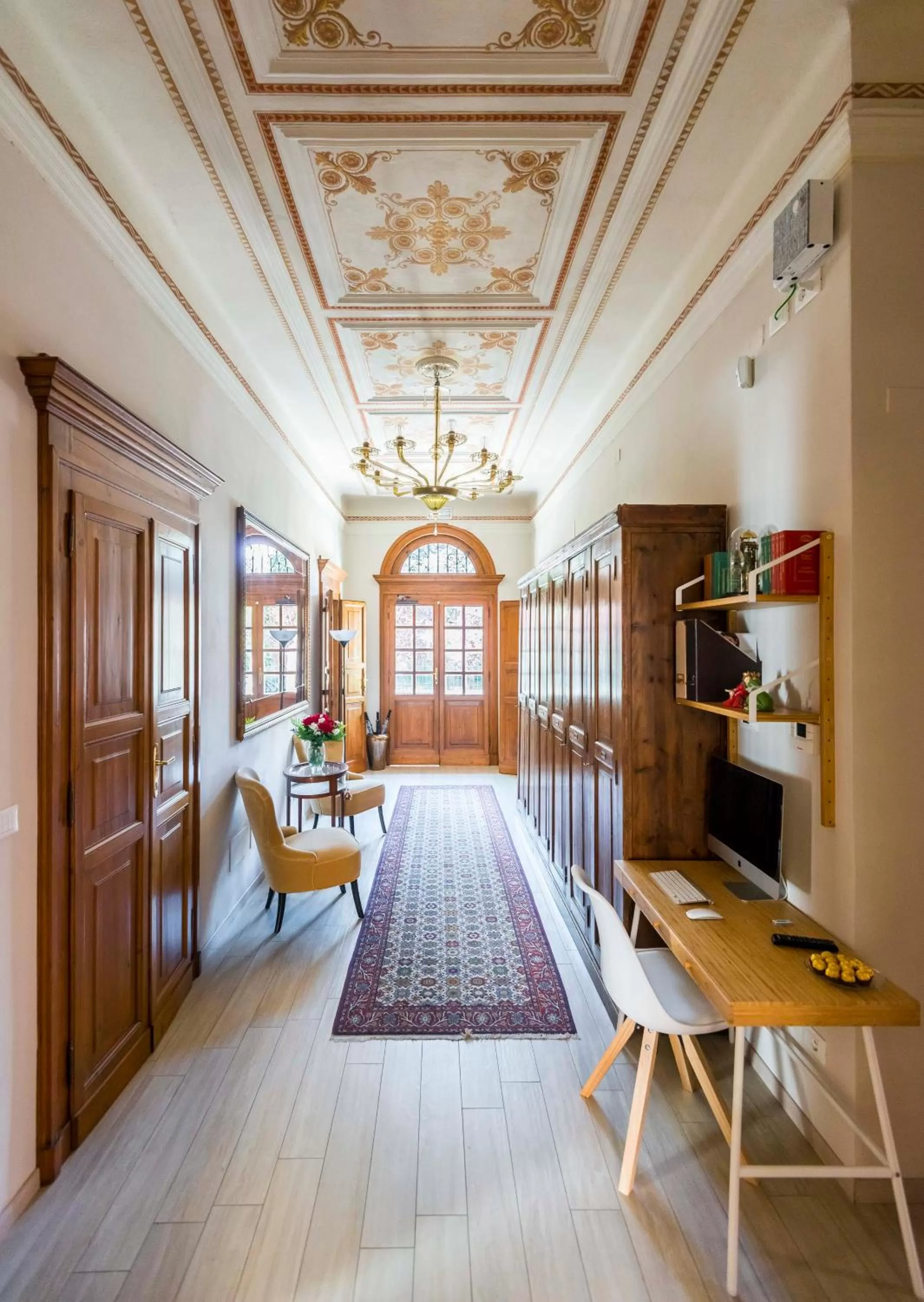 Seating area in Villa Savioli Room & Breakfast