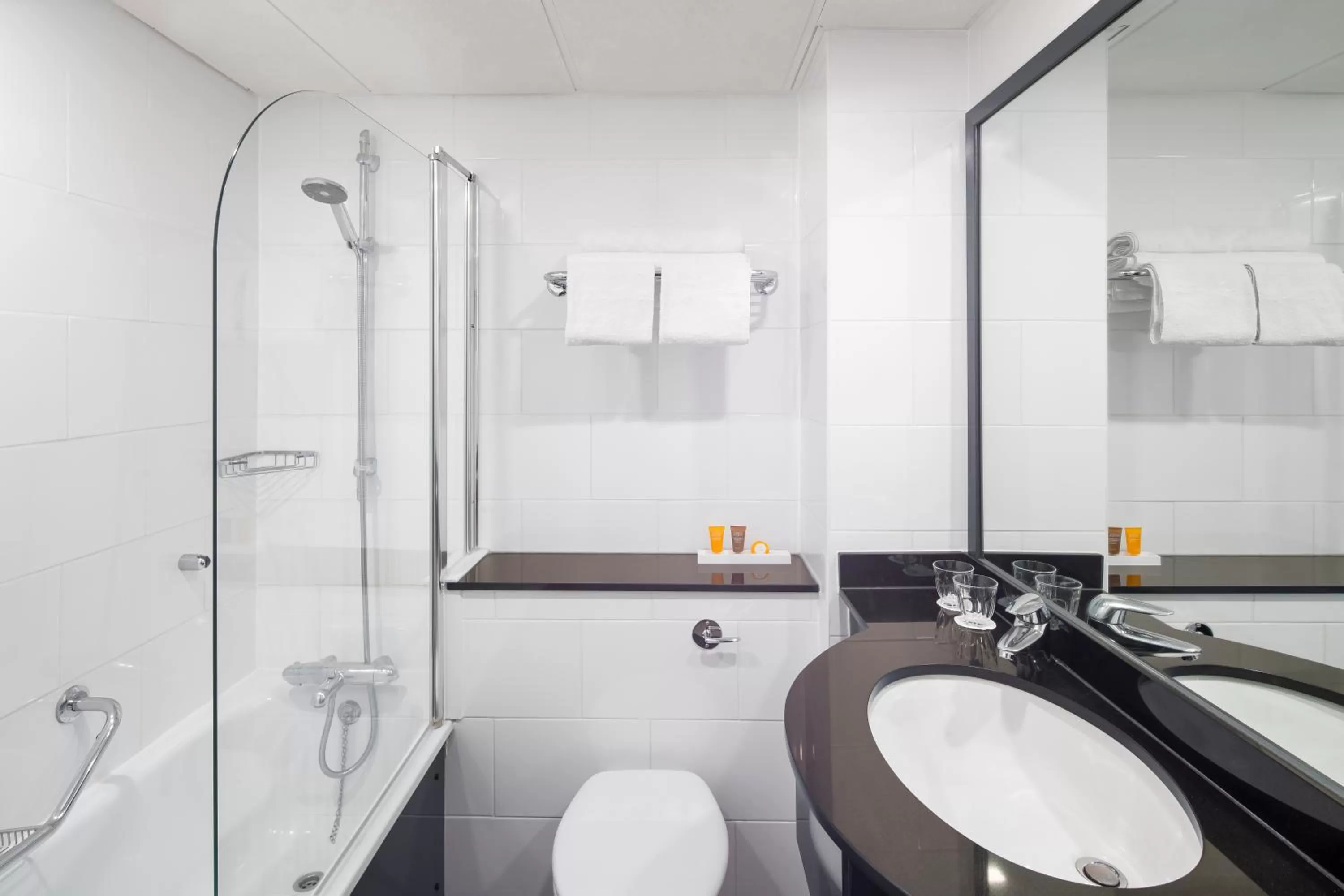 Shower in Holiday Inn Peterborough West by IHG