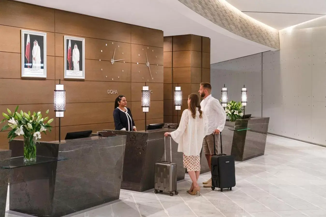 Lobby or reception in Pullman Doha West Bay Lobby or reception in Pullman Doha West Bay