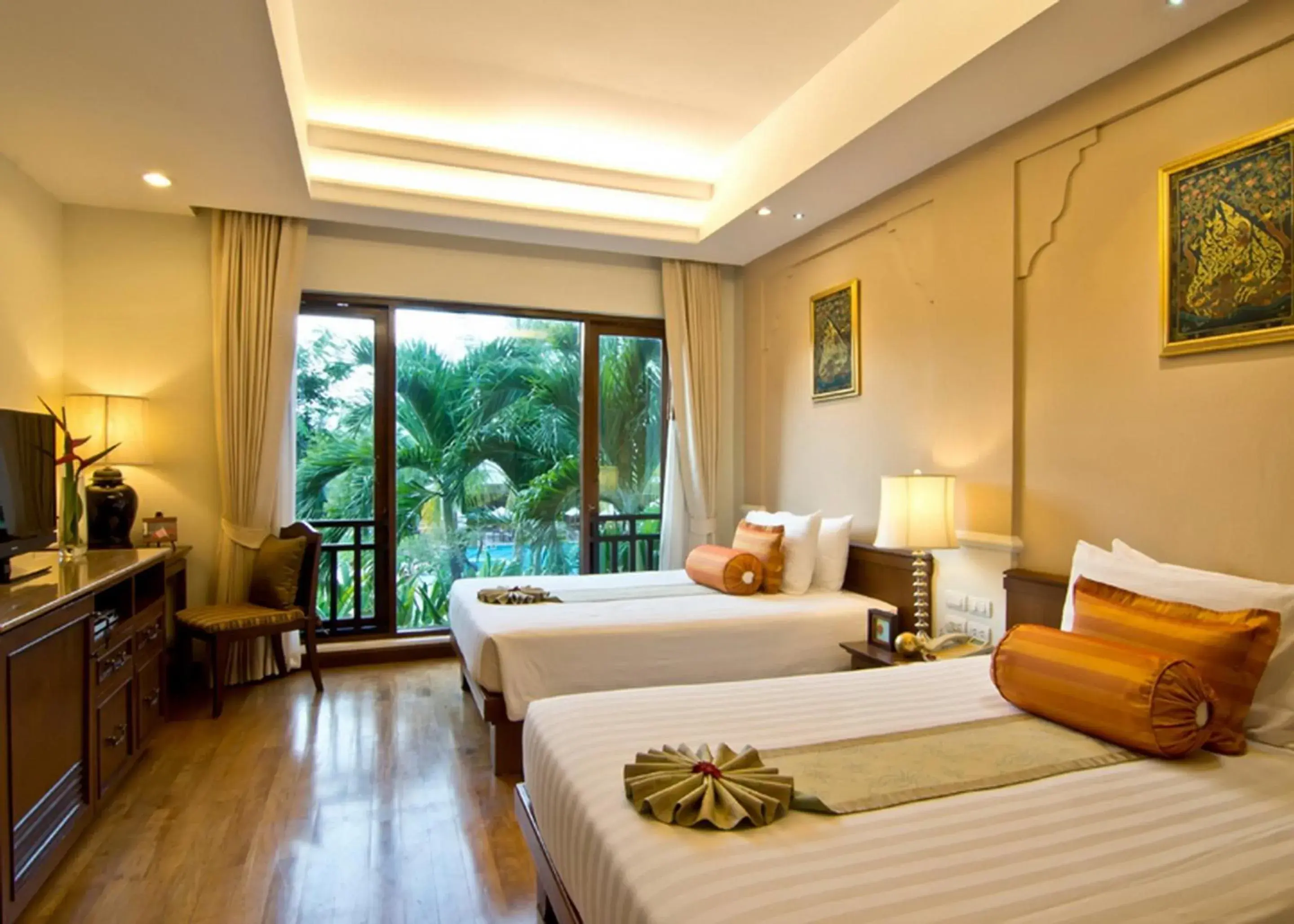 Bedroom in Ravindra Beach Resort & Spa - SHA Extra Plus