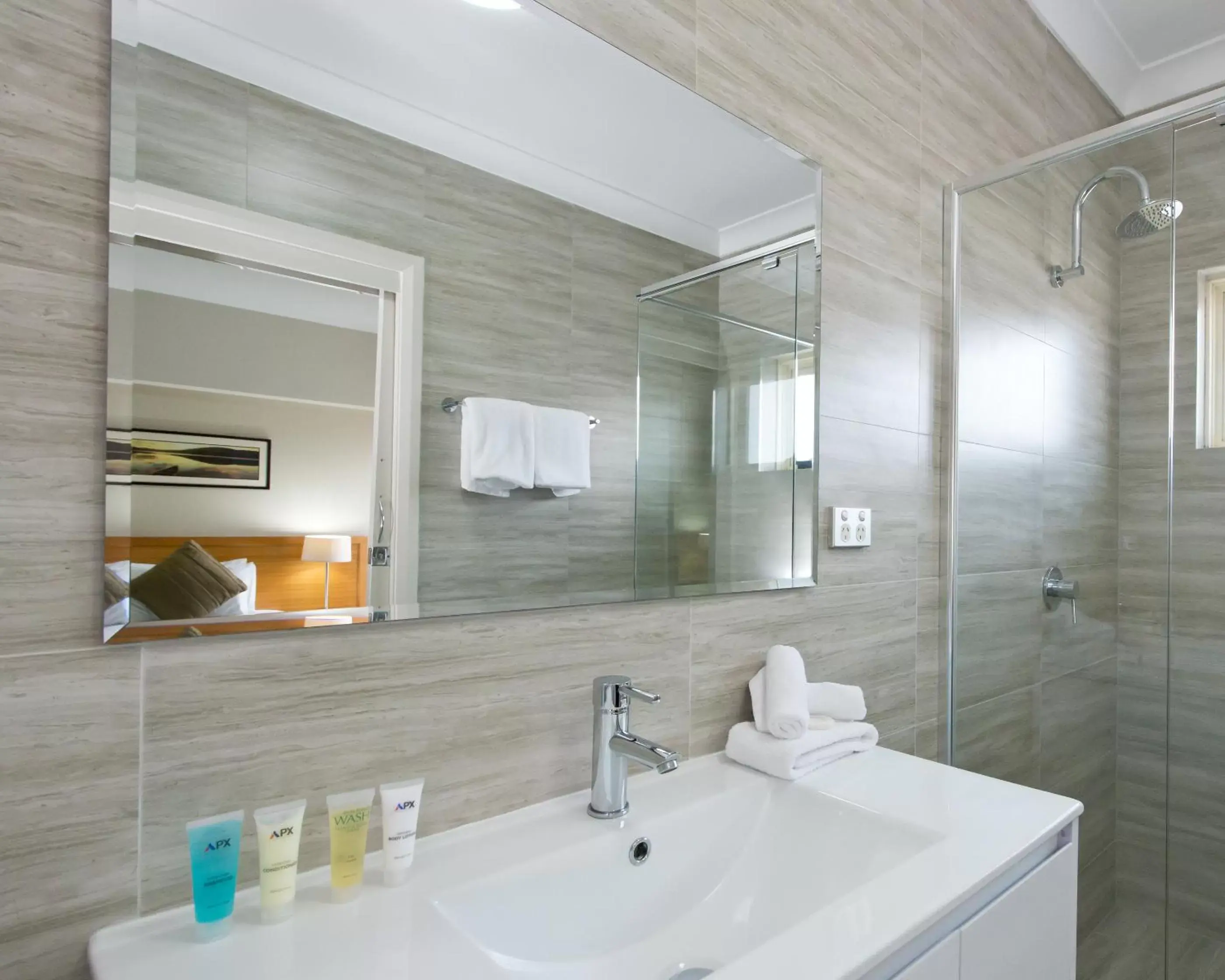 Shower, Bathroom in APX Parramatta