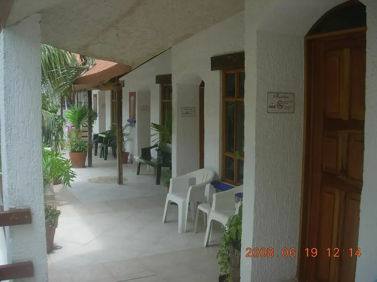 Balcony/Terrace in Eco-hotel El Rey del Caribe