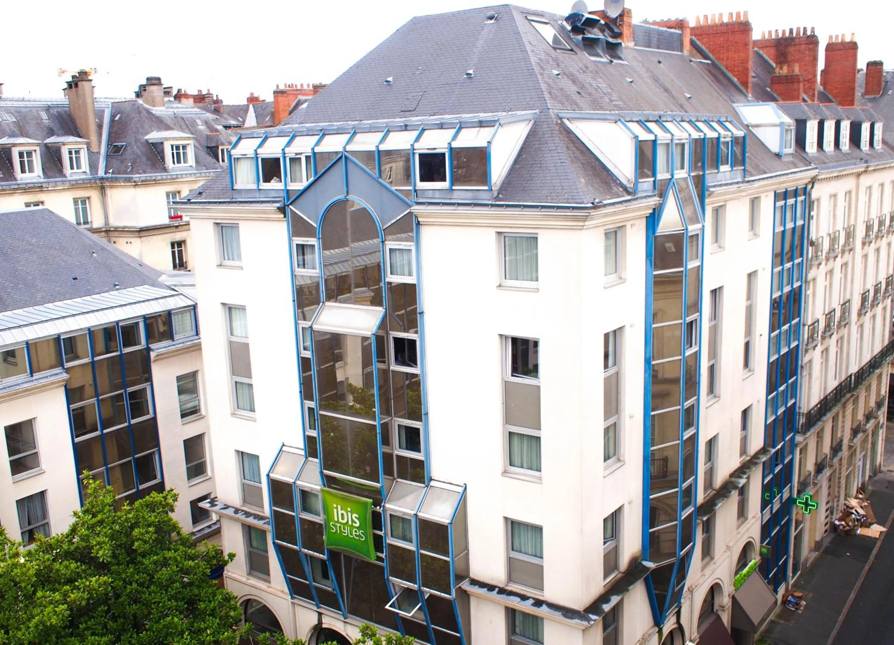 Bird's eye view in ibis Styles Nantes Centre Place Royale