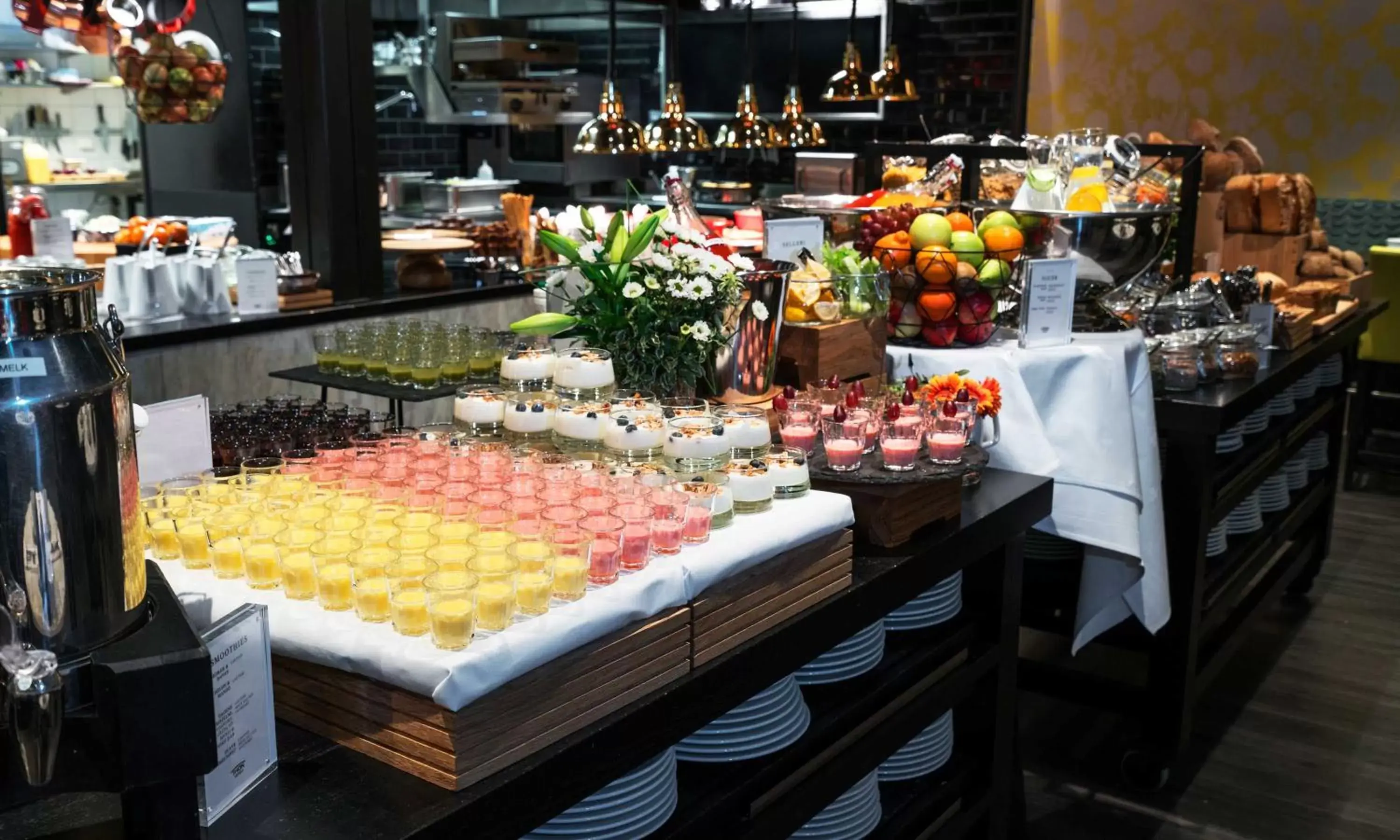 Buffet breakfast in Thon Hotel Nordlys Buffet breakfast in Thon Hotel Nordlys