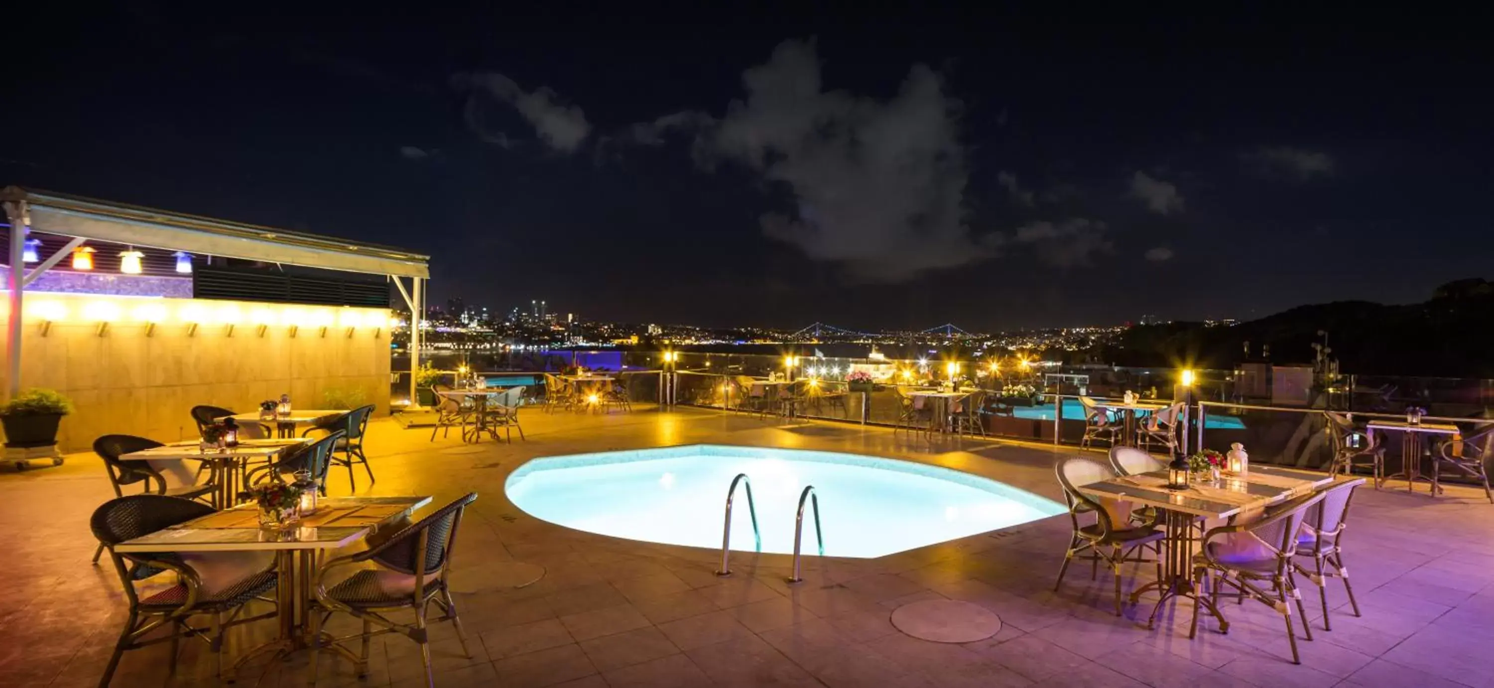 Night, Swimming Pool in Orka Royal Hotel & Spa