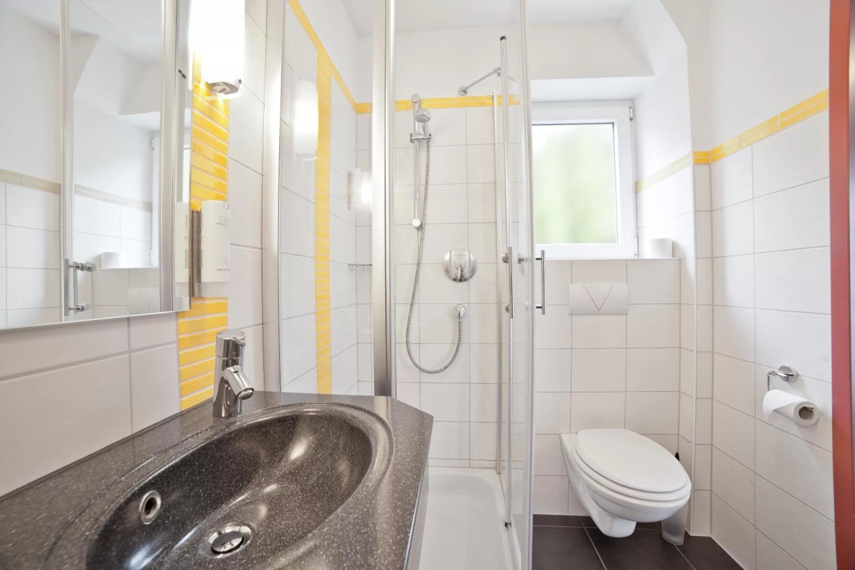 Shower in allgovia hotel garni