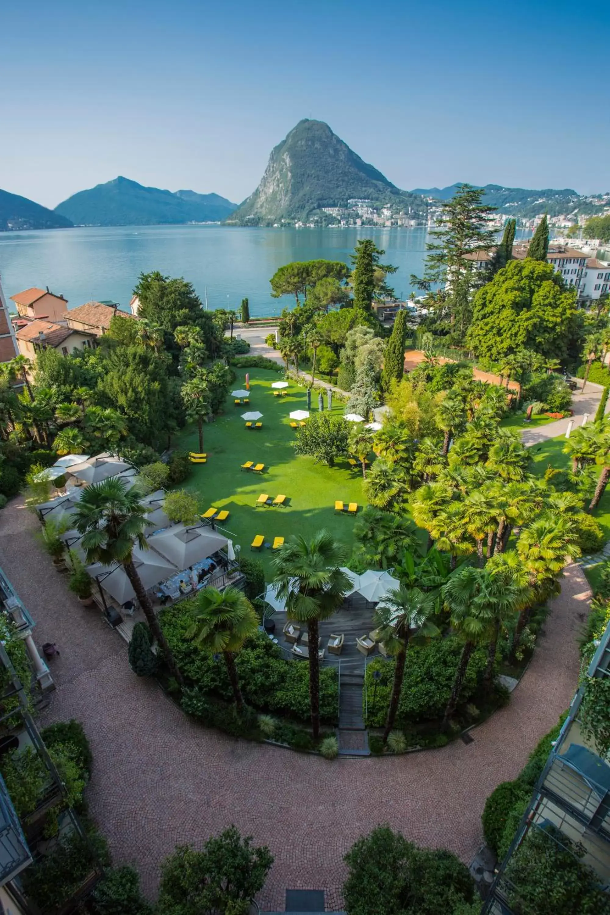 Lake view in Grand Hotel Villa Castagnola