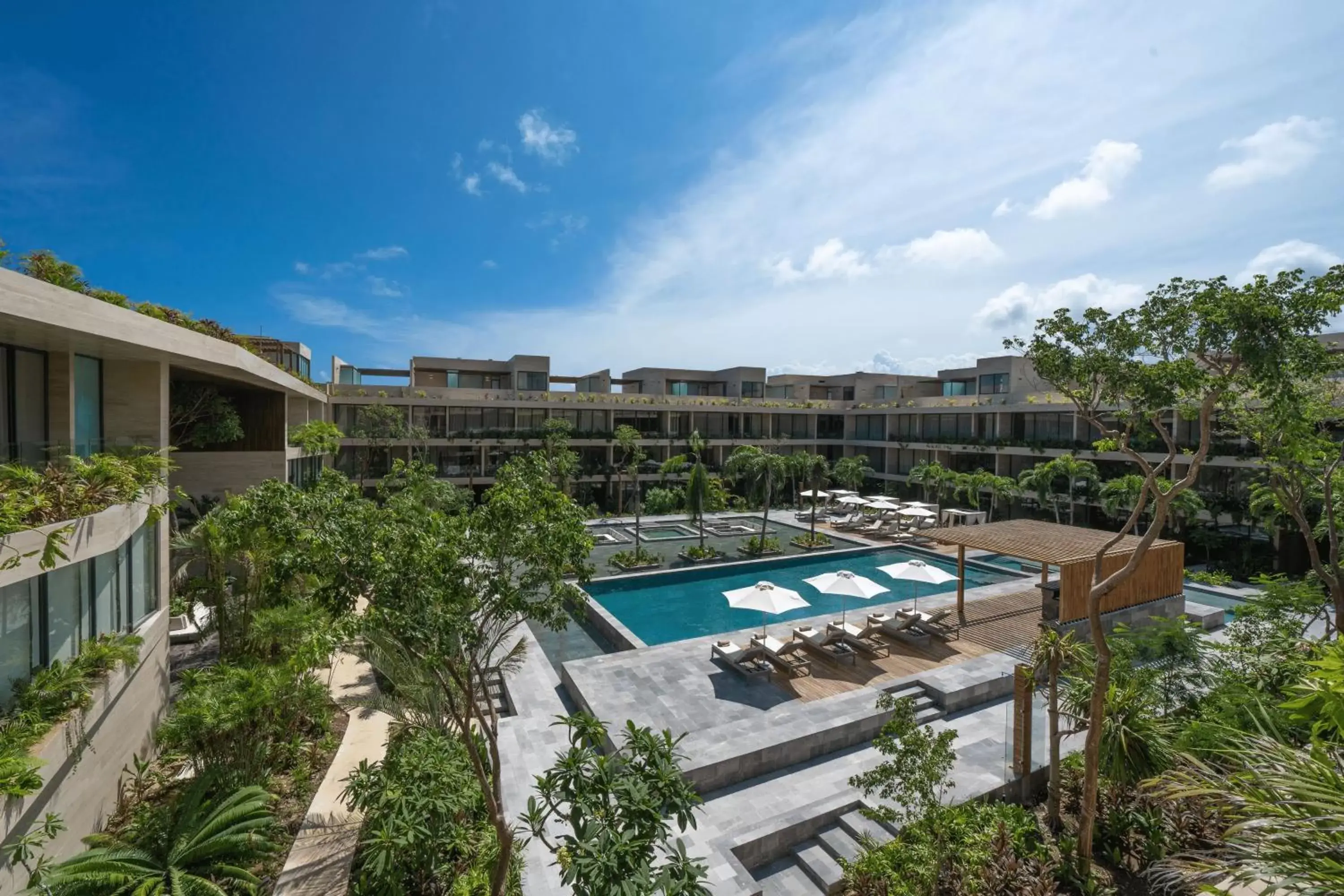 Swimming pool, Pool View in MISTIQ Tulum Luxury Apartments