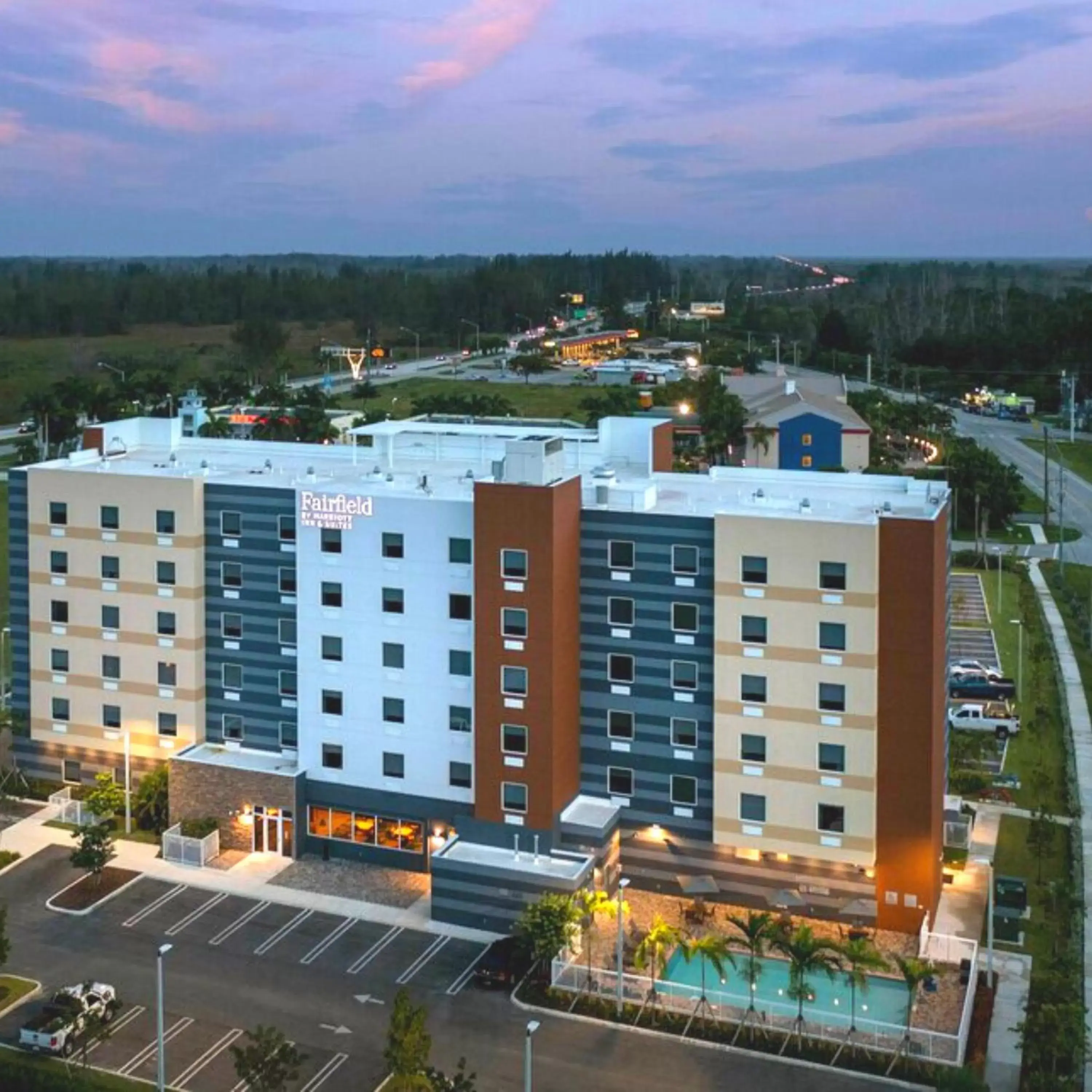 Property building, Bird's-eye View in Fairfield Inn & Suites Homestead Florida City