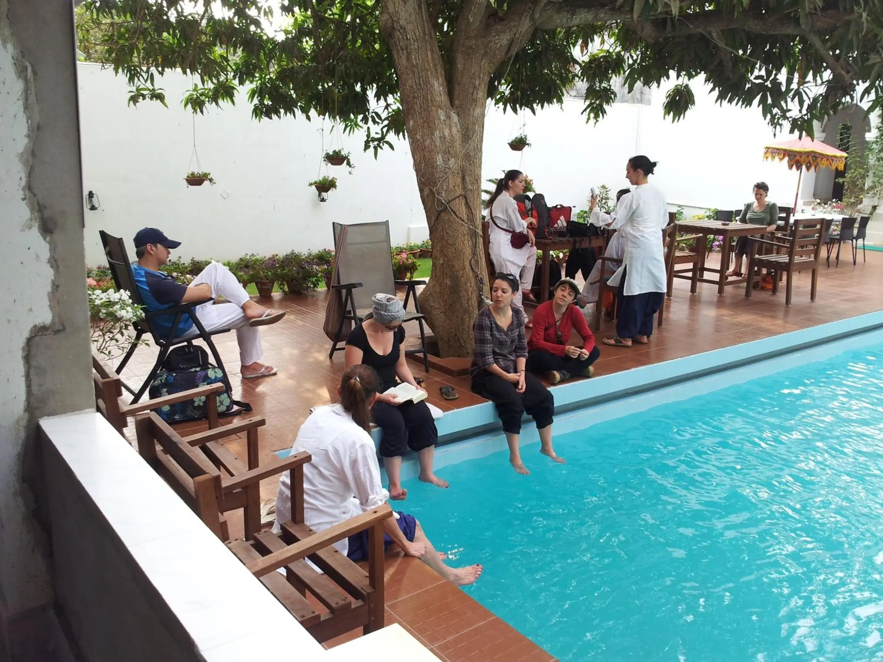 Swimming pool in Gandhara Hotel