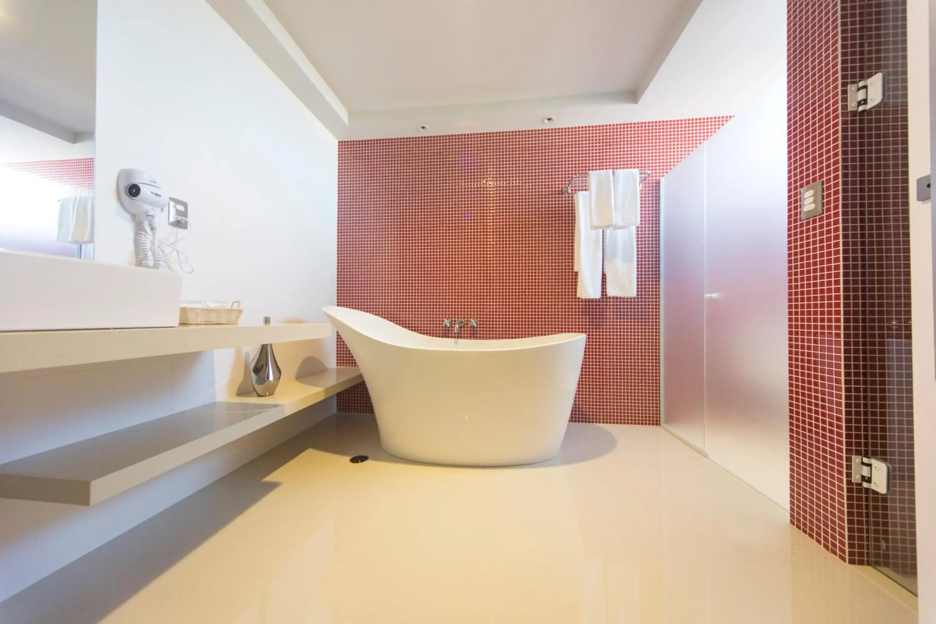 Bathroom in Hotel Caiuá Cascavel