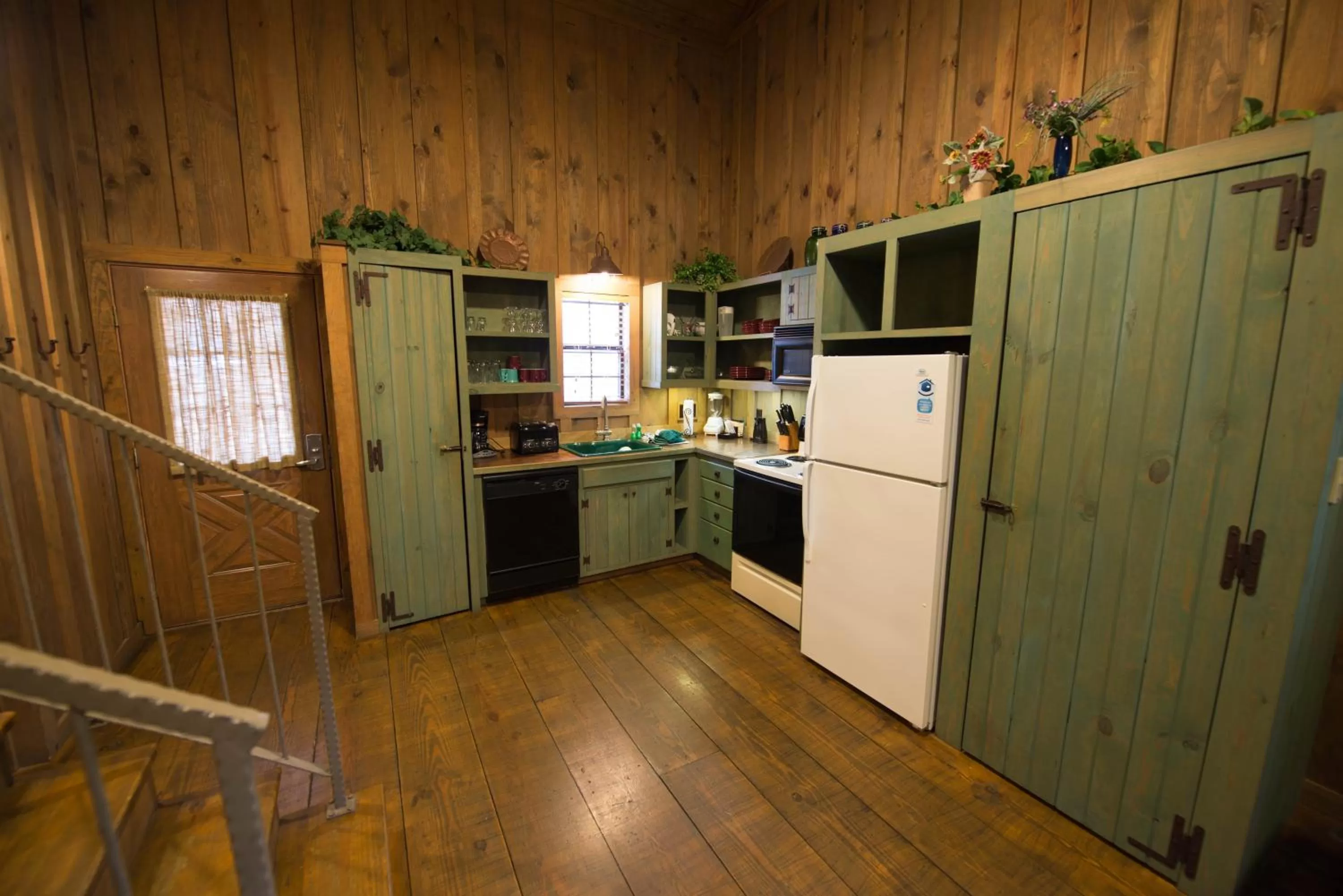 Kitchen or kitchenette in Cabins at Green Mountain, Trademark Collection by Wyndham