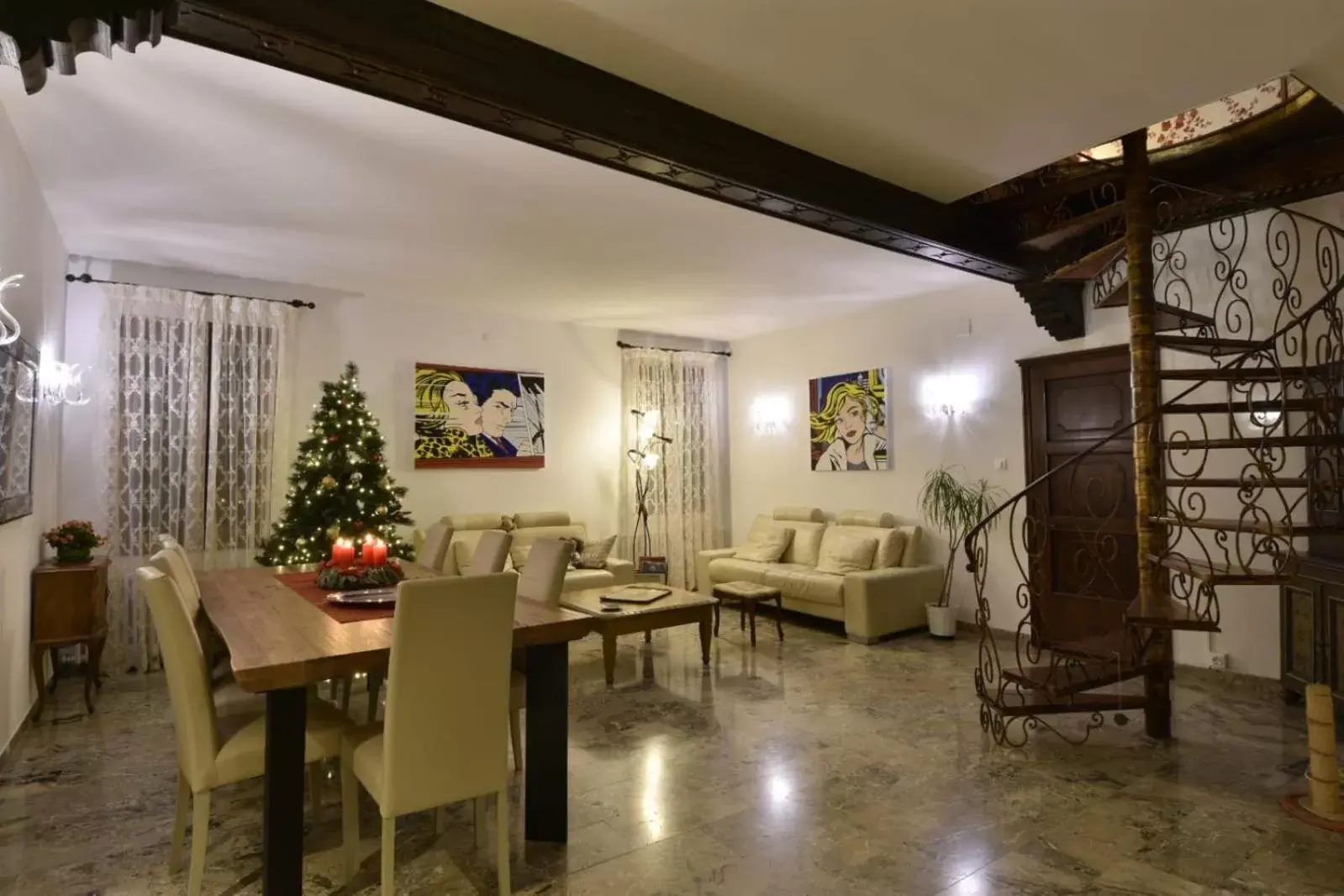 Communal lounge/ TV room, Restaurant/Places to Eat in Ca' del Cinema B&B