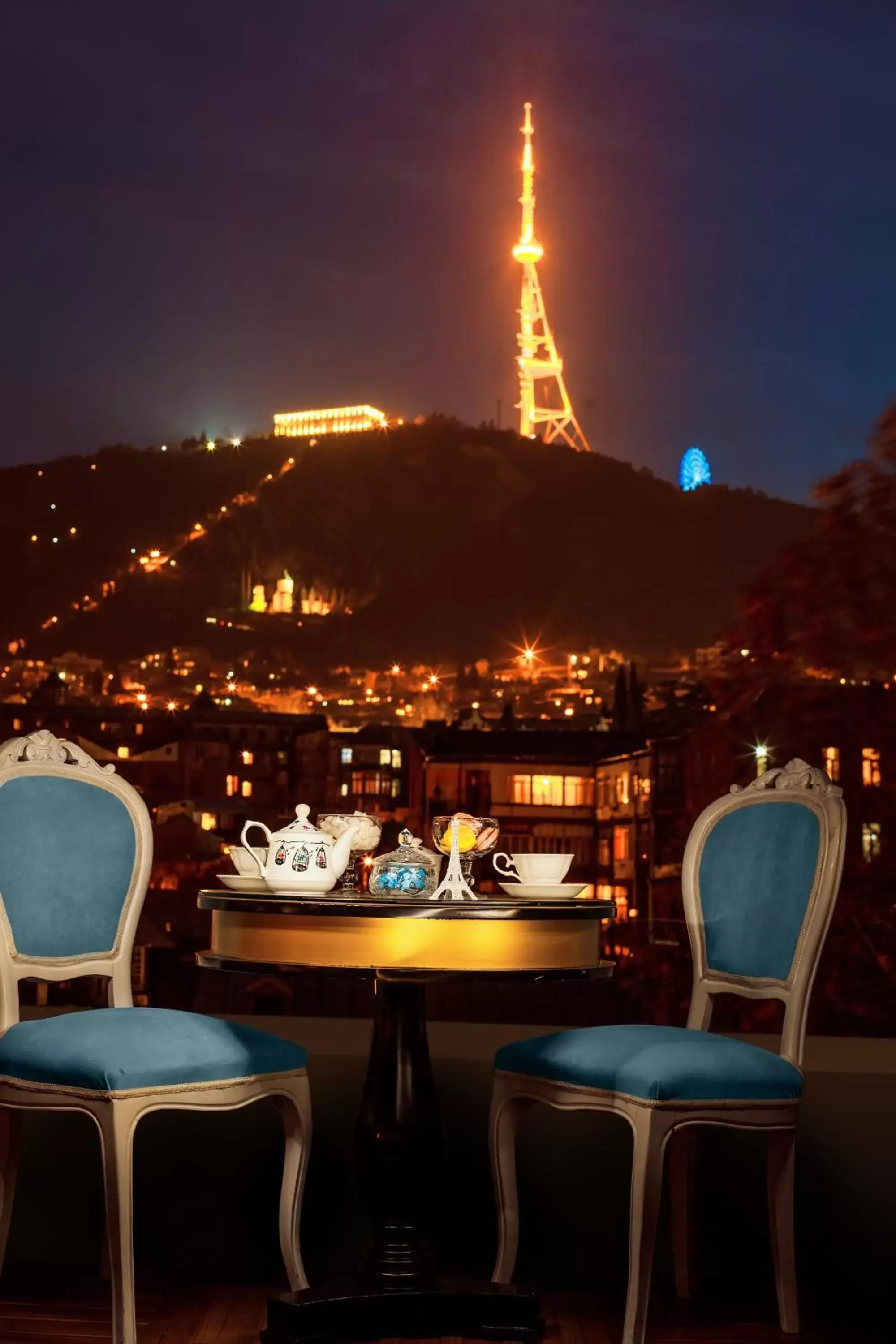 Balcony/Terrace in River Side Hotel Tbilisi